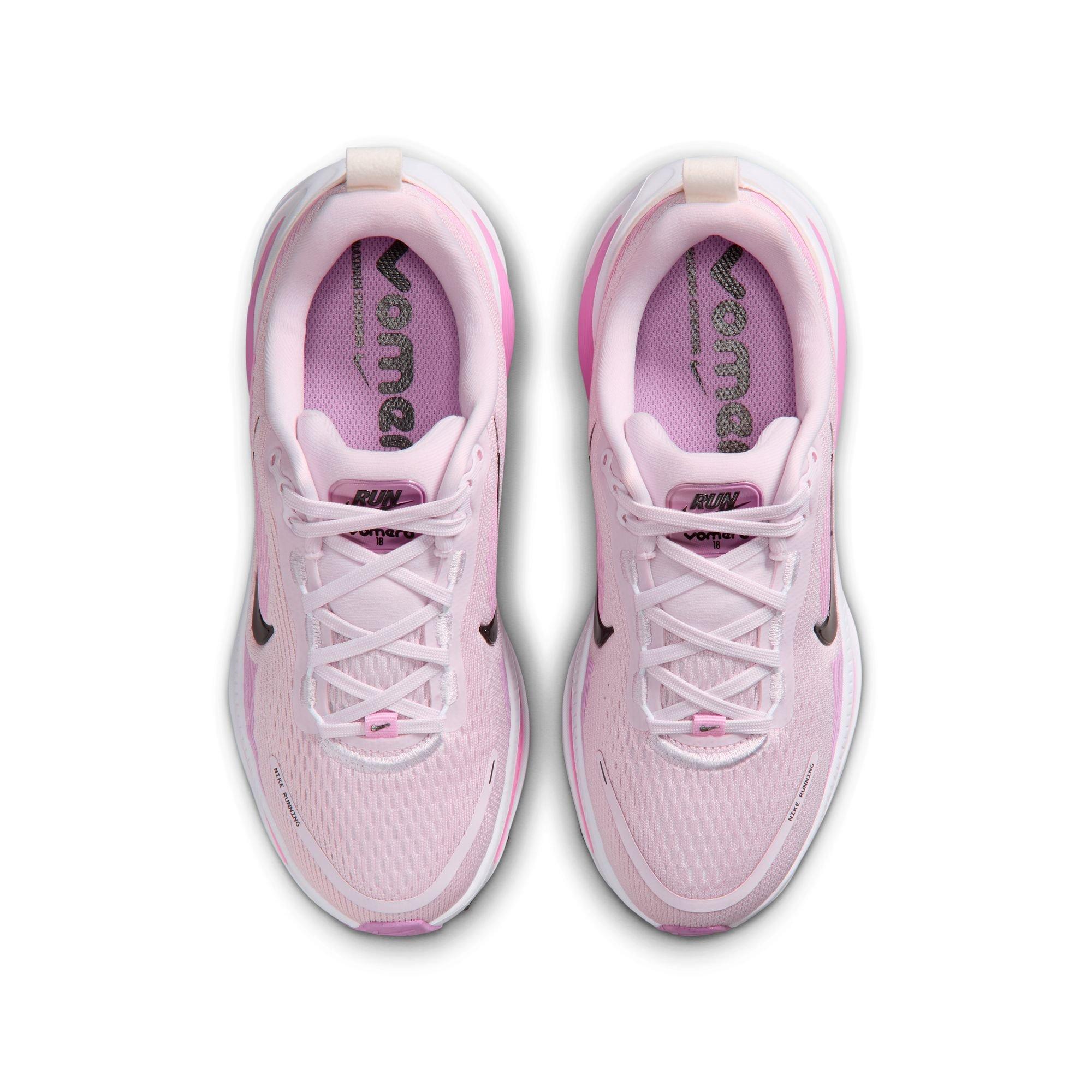 Nike Vomero 18 "Bleached Lilac/Black/Lt Magenta" Big Girls' Road Running Shoe - PURPLE Thumbnail View 6