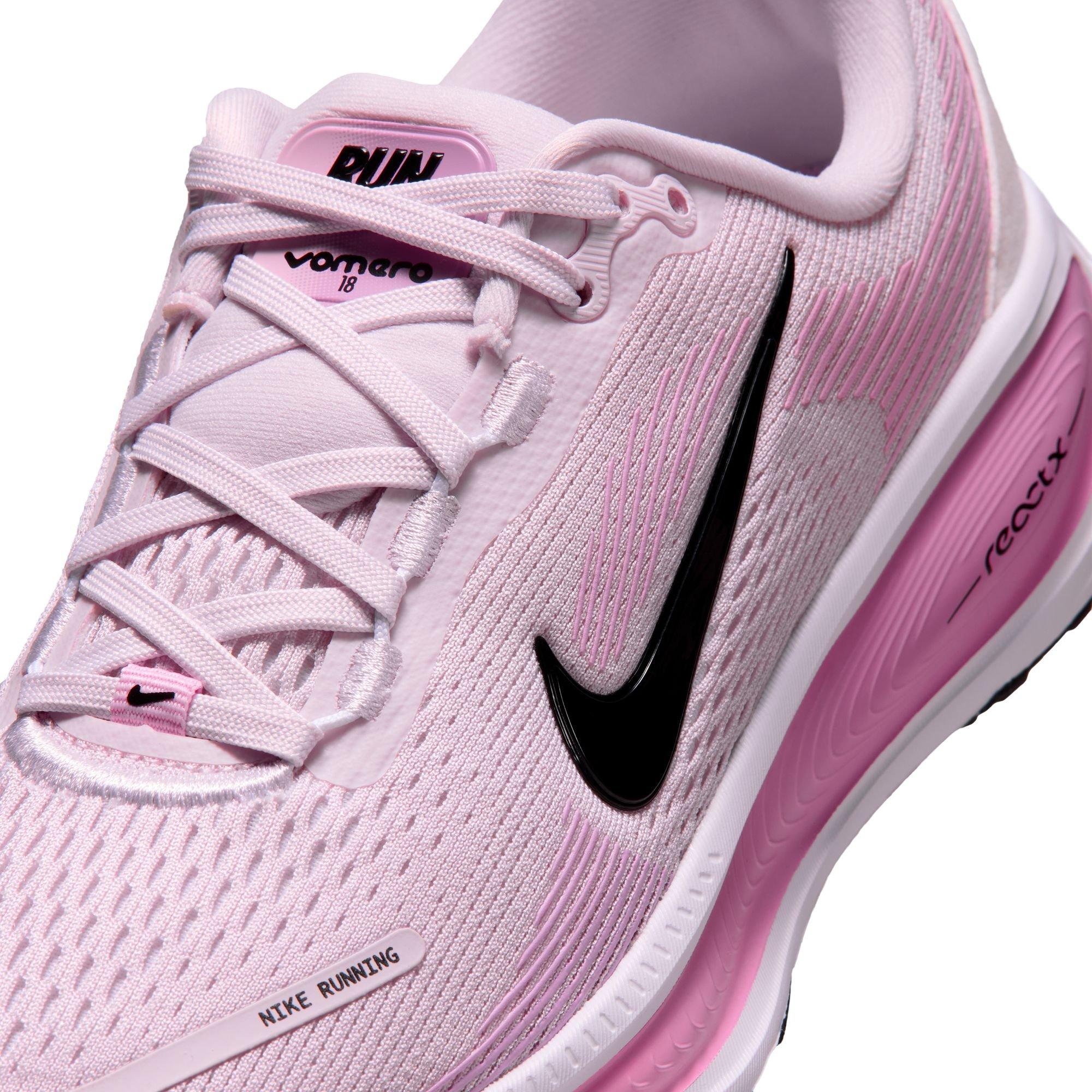 Nike Vomero 18 "Bleached Lilac/Black/Lt Magenta" Big Girls' Road Running Shoe - PURPLE Thumbnail View 10