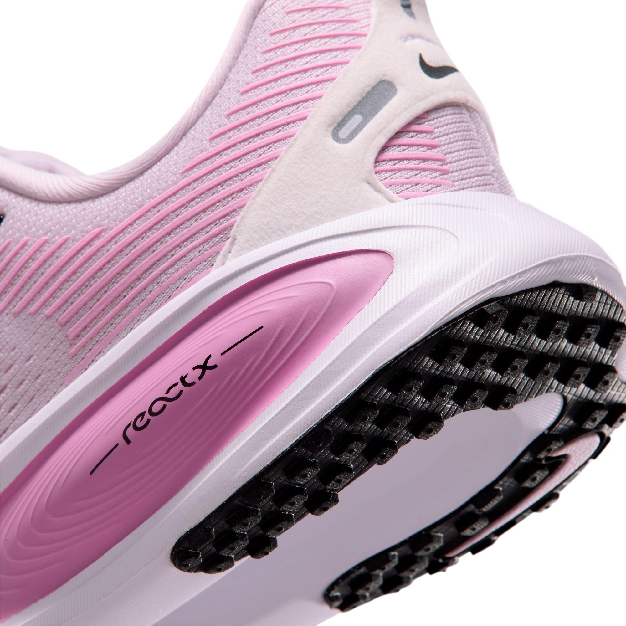 Nike Vomero 18 "Bleached Lilac/Black/Lt Magenta" Big Girls' Road Running Shoe - PURPLE Thumbnail View 11