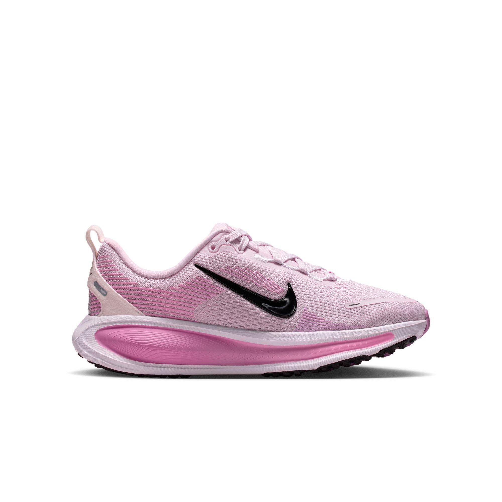 Nike Vomero 18 "Bleached Lilac/Black/Lt Magenta" Big Girls' Road Running Shoe - PURPLE Thumbnail View 2