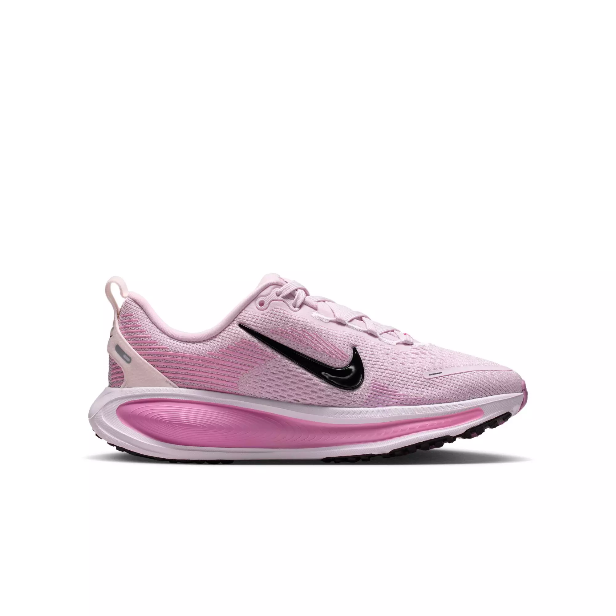 Nike Vomero 18 "Bleached Lilac/Black/Lt Magenta" Big Girls' Road Running Shoe - PURPLE