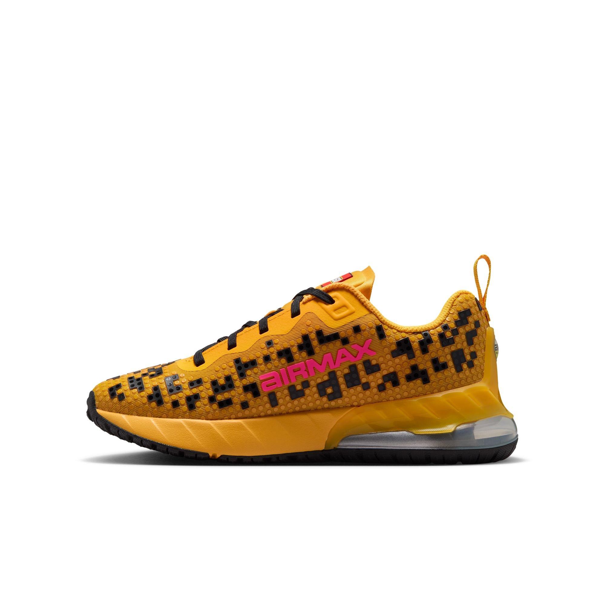 Nike Air Max Phoenix "LEGO" Grade School Kids' Shoe - UNIVERSITY GOLD/HYPER PINK/BLACK Thumbnail View 5