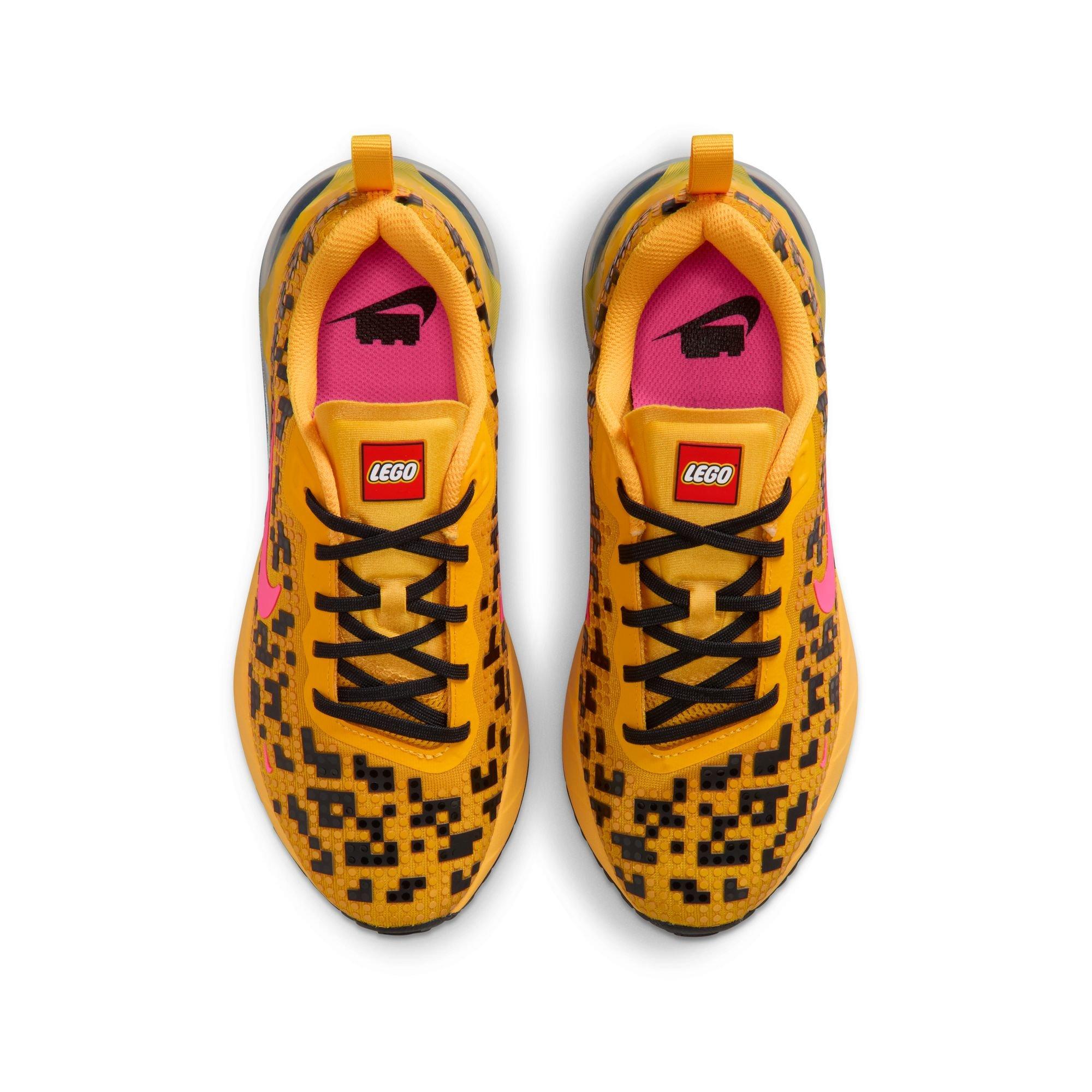 Nike Air Max Phoenix "LEGO" Grade School Kids' Shoe - UNIVERSITY GOLD/HYPER PINK/BLACK Thumbnail View 7