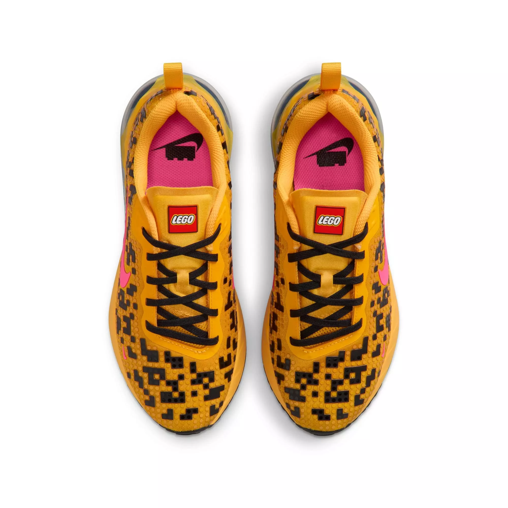 Nike Air Max Phoenix "LEGO" Grade School Kids' Shoe - UNIVERSITY GOLD/HYPER PINK/BLACK