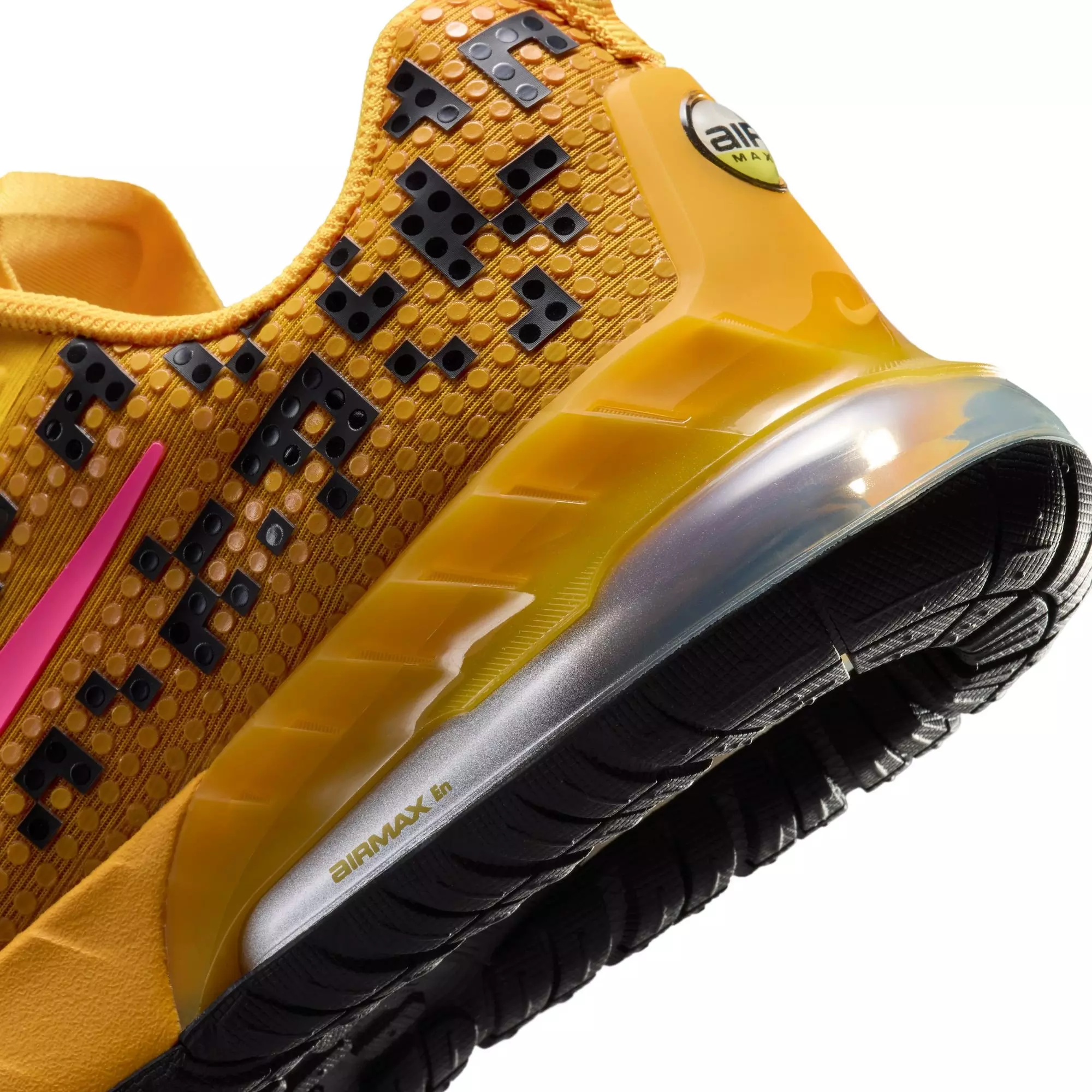 Nike Air Max Phoenix "LEGO" Grade School Kids' Shoe - UNIVERSITY GOLD/HYPER PINK/BLACK