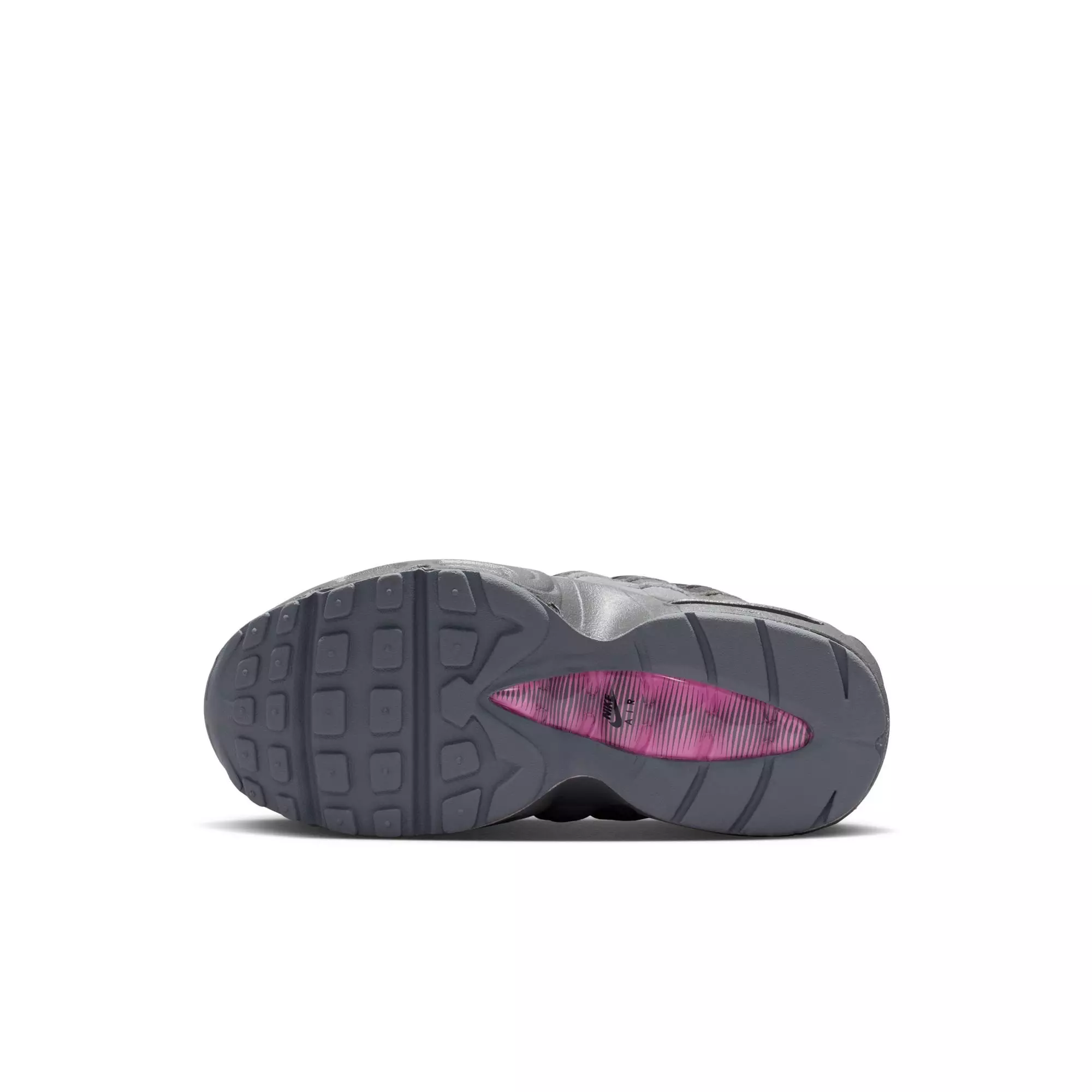 Nike Air Max 95 "Black/Playful Pink/Cool Grey/Iron Grey" Preschool Girls' Shoe - BLACK/PINK