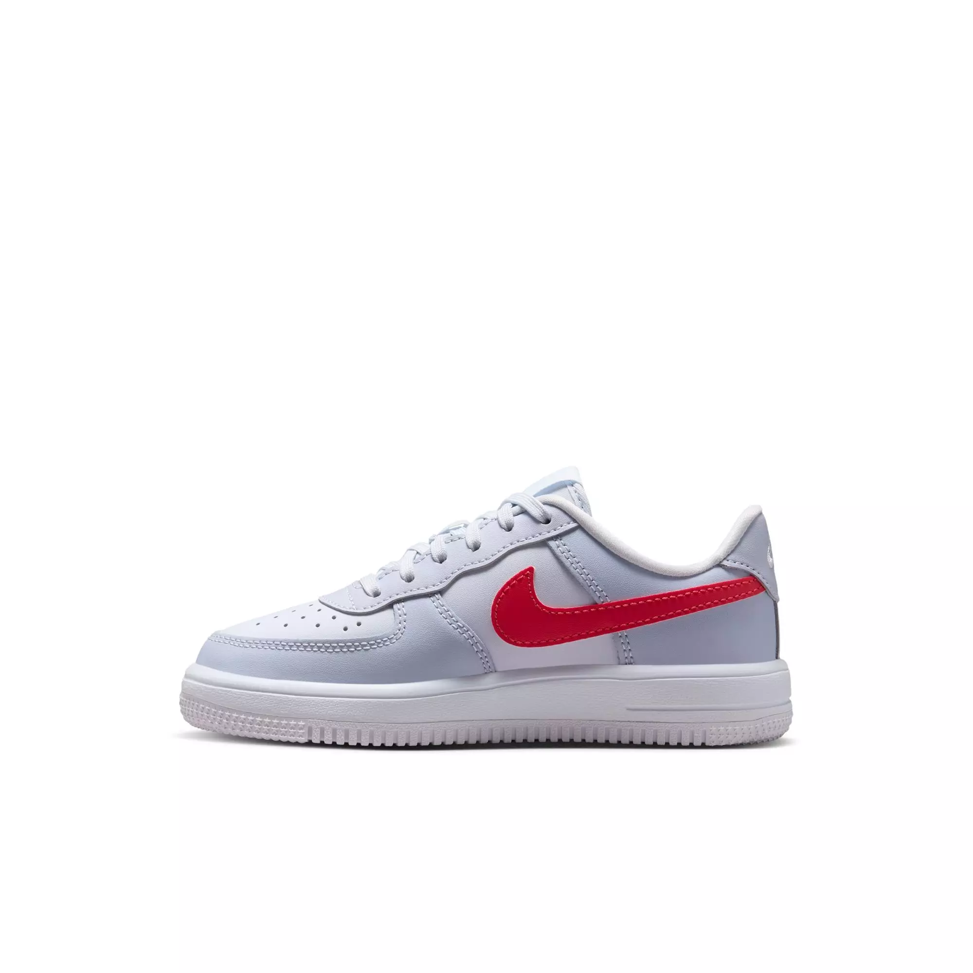 Nike Air Force 1 Low "Football Grey/Tropical Pink/Ghost/White" Preschool Girls' Shoe - GREY/PINK