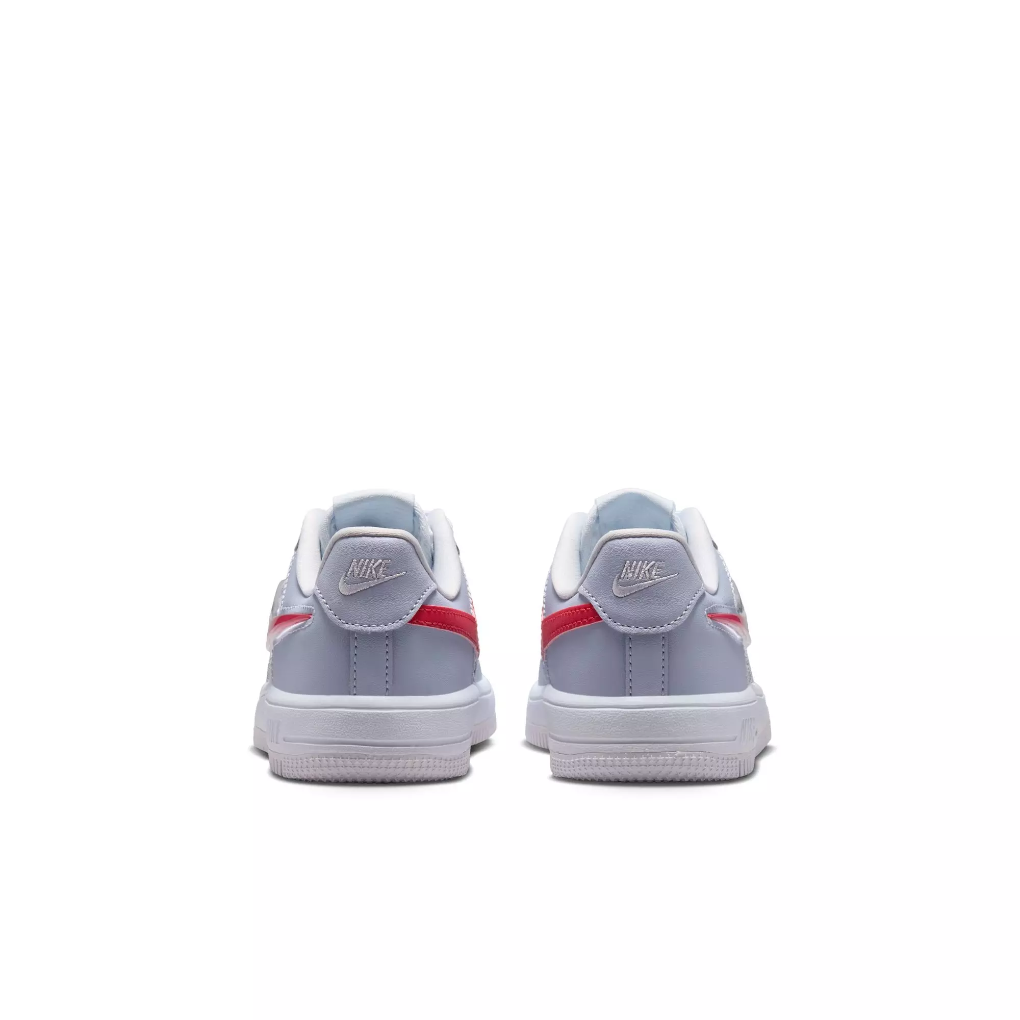 Nike Air Force 1 Low "Football Grey/Tropical Pink/Ghost/White" Preschool Girls' Shoe - GREY/PINK