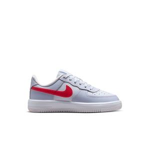 Nike Air Force 1 Low "Football Grey/Tropical Pink/Ghost/White" Preschool Girls' Shoe