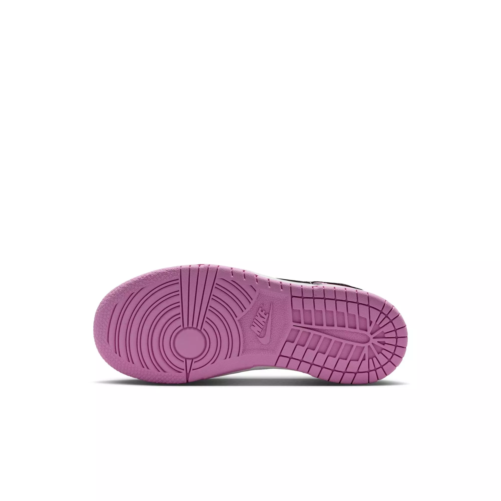 Nike Dunk Low "Off White/Black/Lt Magenta" Preschool Girls' Shoe - BLACK/PURPLE