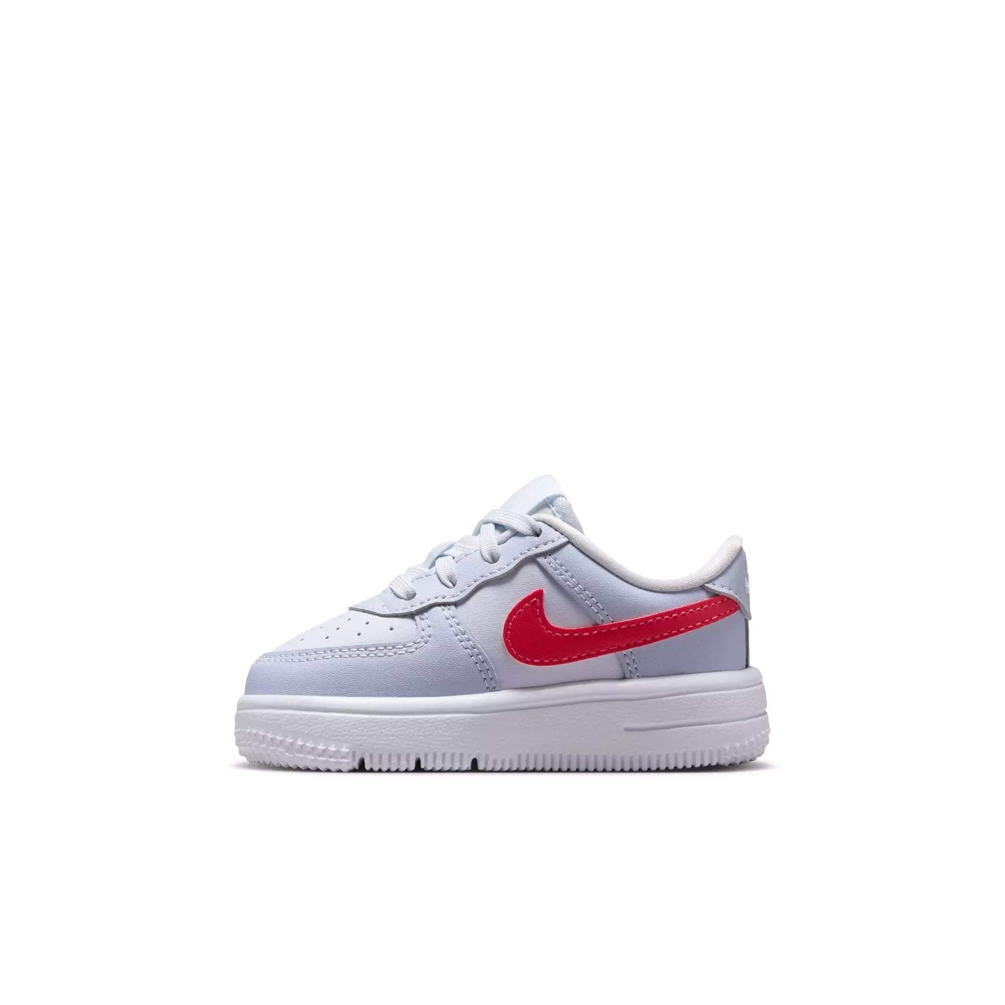 Nike Air Force 1 "Football Grey/Tropical Pink/Ghost/White" Toddler Girls' Shoe - GREY/PINK