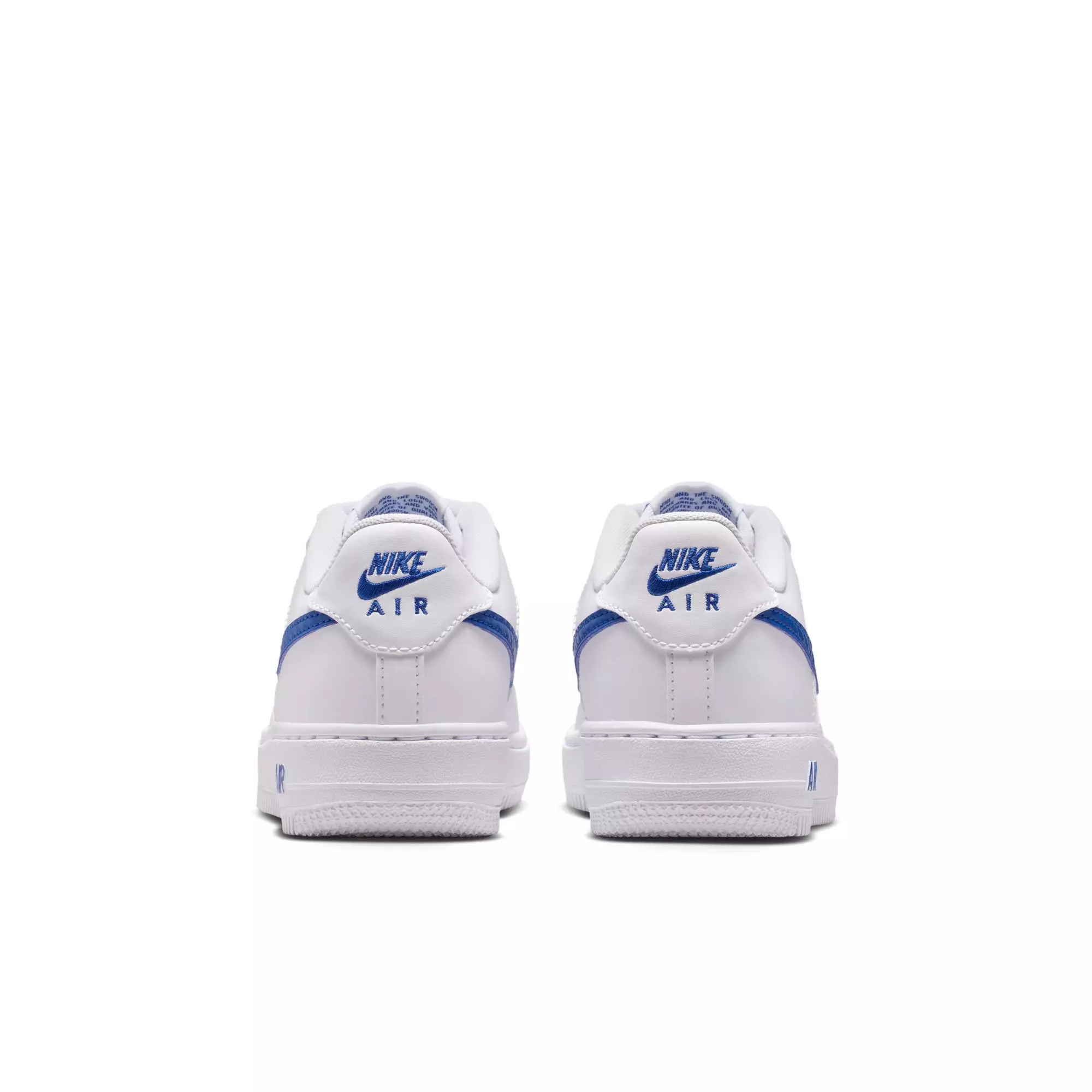 Nike Air Force 1 Tech Essential "White/Game Royal" Grade School Boys' Shoe - WHITE/ROYAL