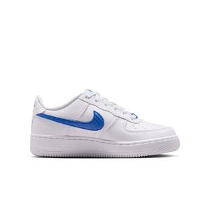 Nike Air Force 1 Tech Essential "White/Game Royal" Grade School Boys' Shoe