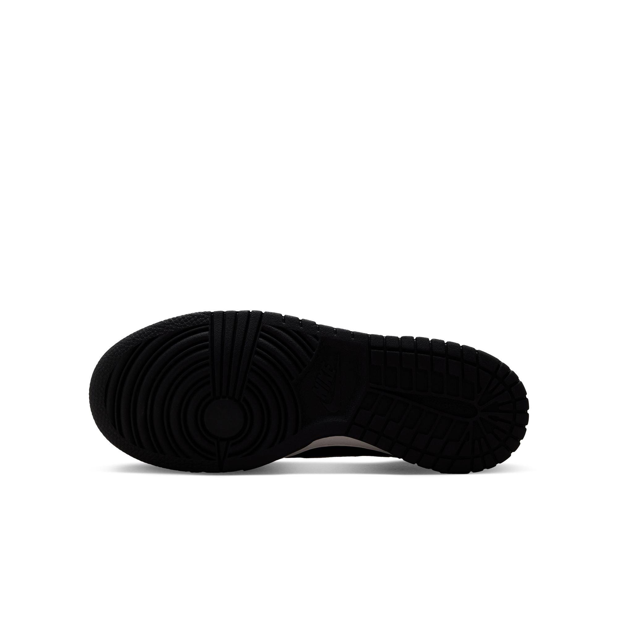 Nike Dunk Low LV8 "Metallic Silver/Black" Grade School Boys' Shoe - BLACK/SILVER Thumbnail View 8