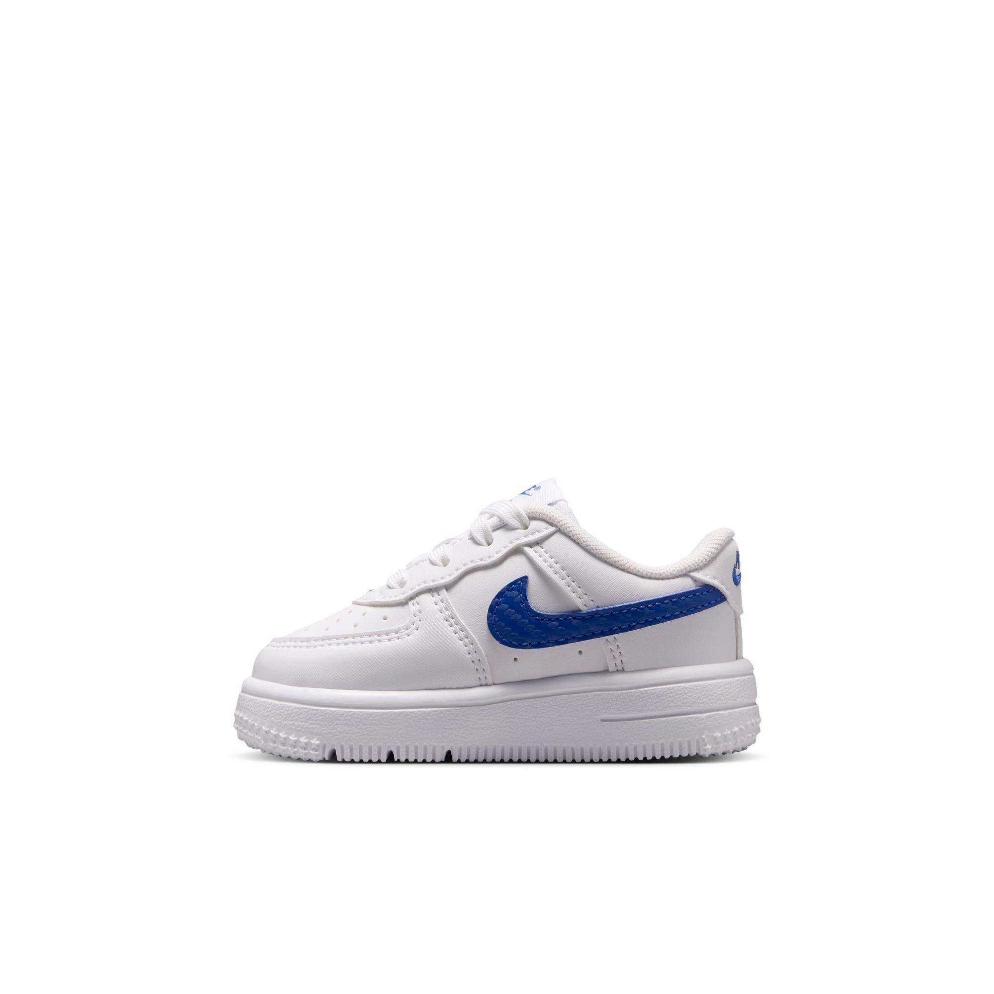 Nike Air Force 1 "White/Game Royal" Toddler Boys' Shoe - WHITE/ROYAL Thumbnail View 4