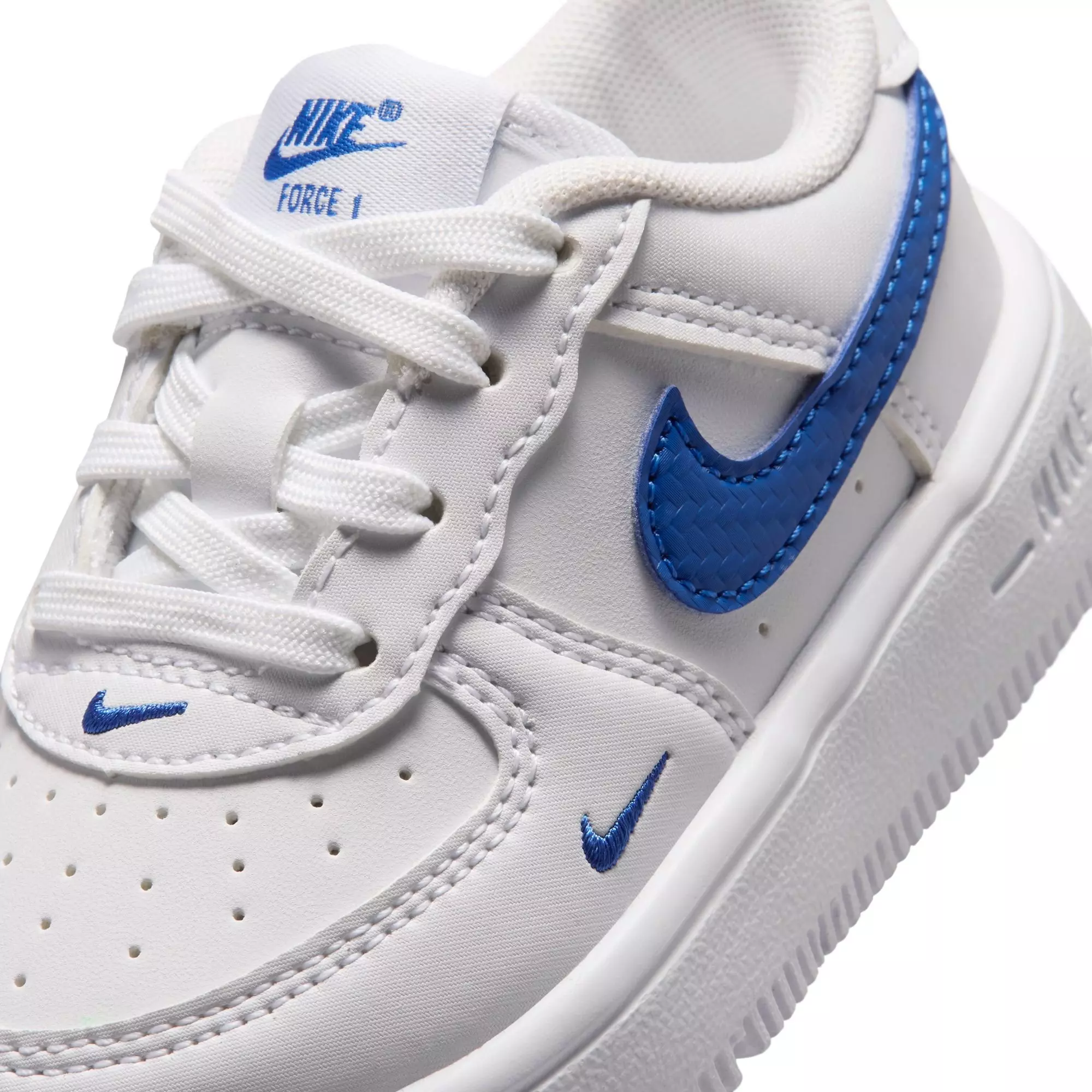Nike Air Force 1 "White/Game Royal" Toddler Boys' Shoe - WHITE/ROYAL