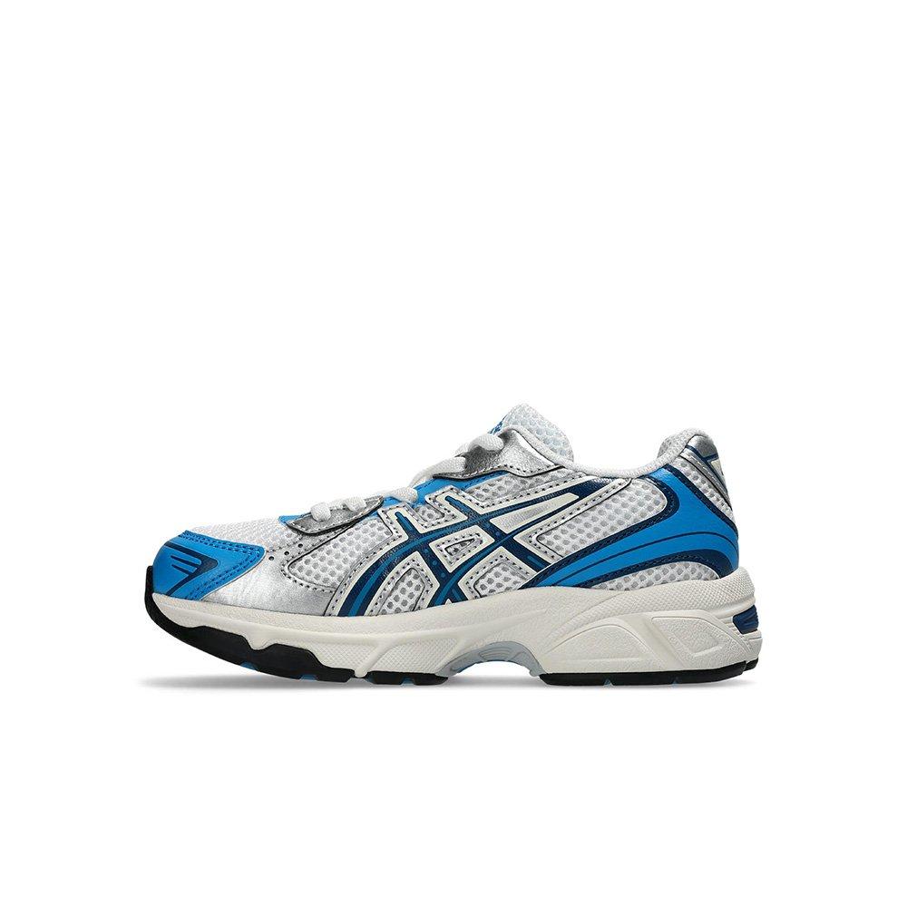 ASICS GEL-1130 "White/Blue" Preschool Boys' Shoe - WHITE/BLUE Thumbnail View 2