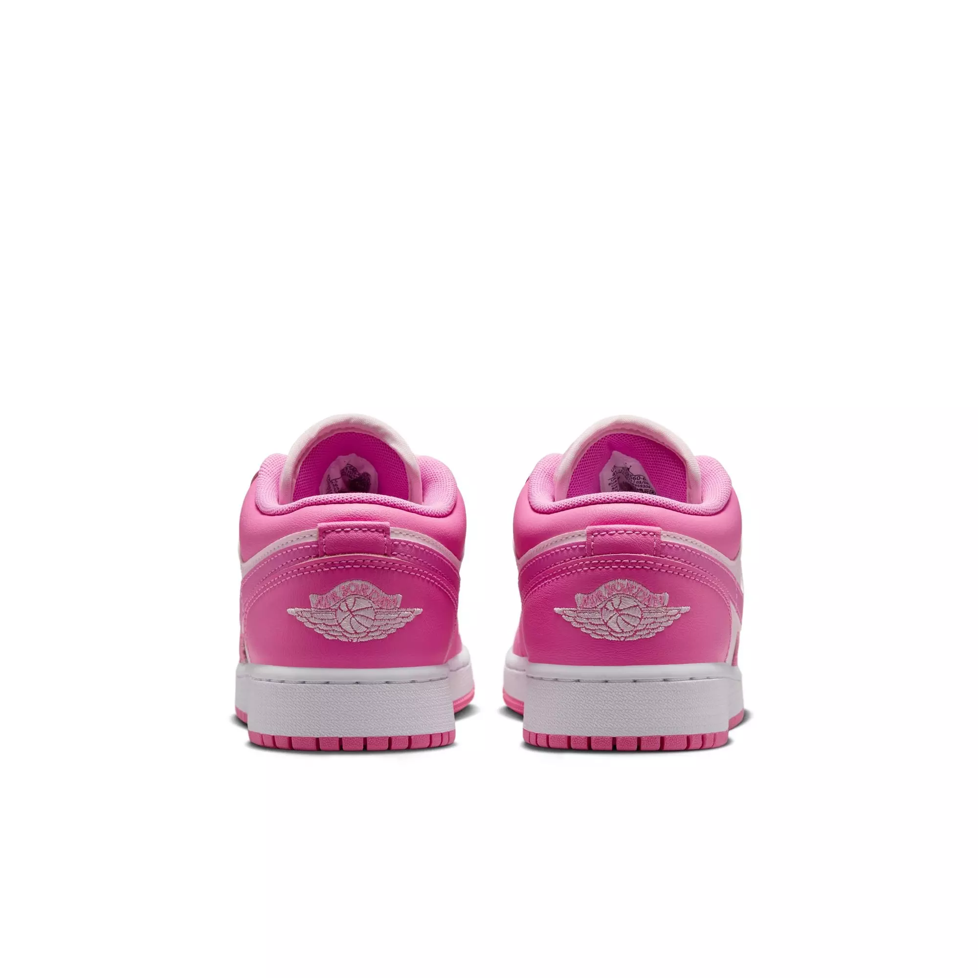 Jordan 1 Low "China Rose/Pink Foam/White" Grade School Girls' Shoe - PINK