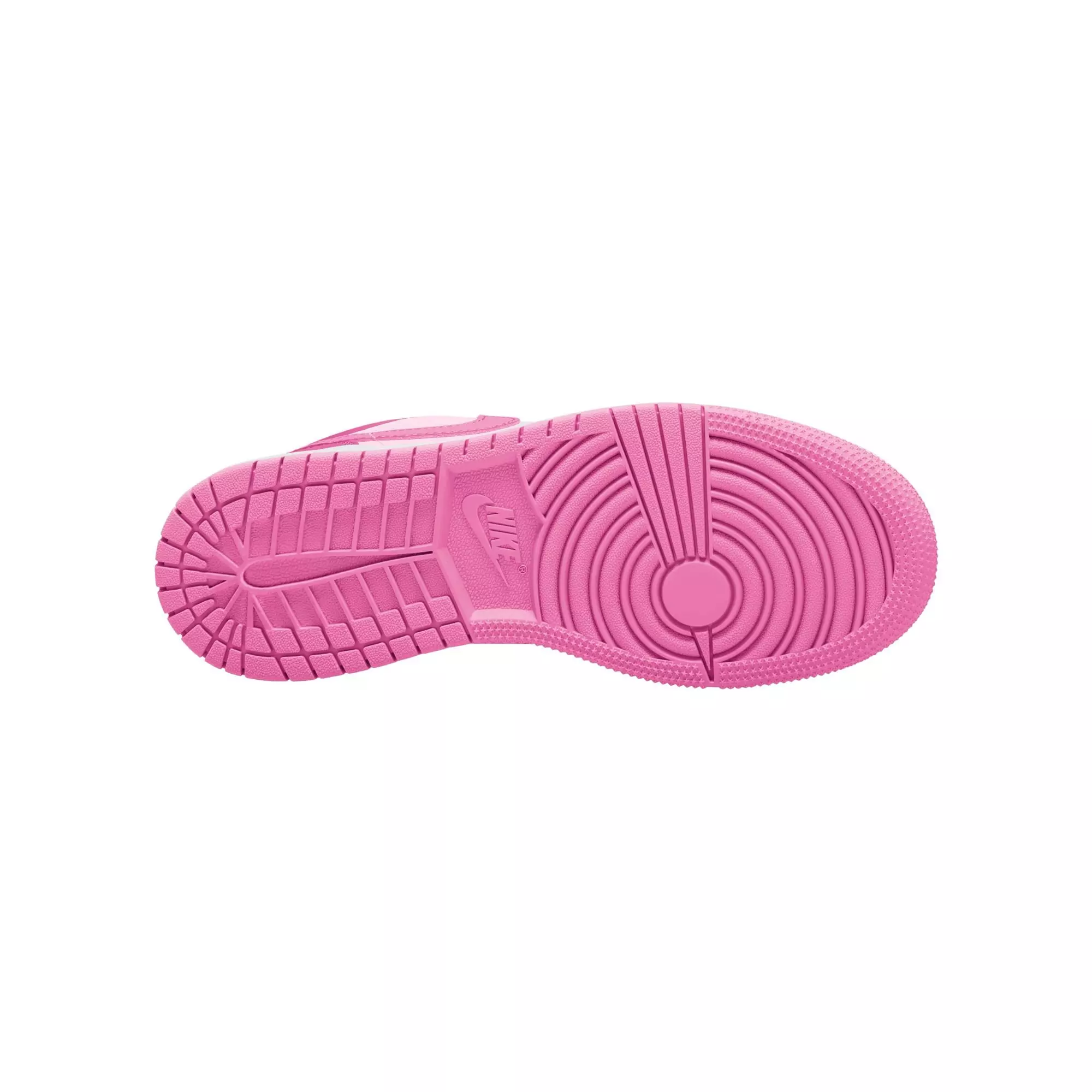 Jordan 1 Low "China Rose/Pink Foam/White" Grade School Girls' Shoe - PINK