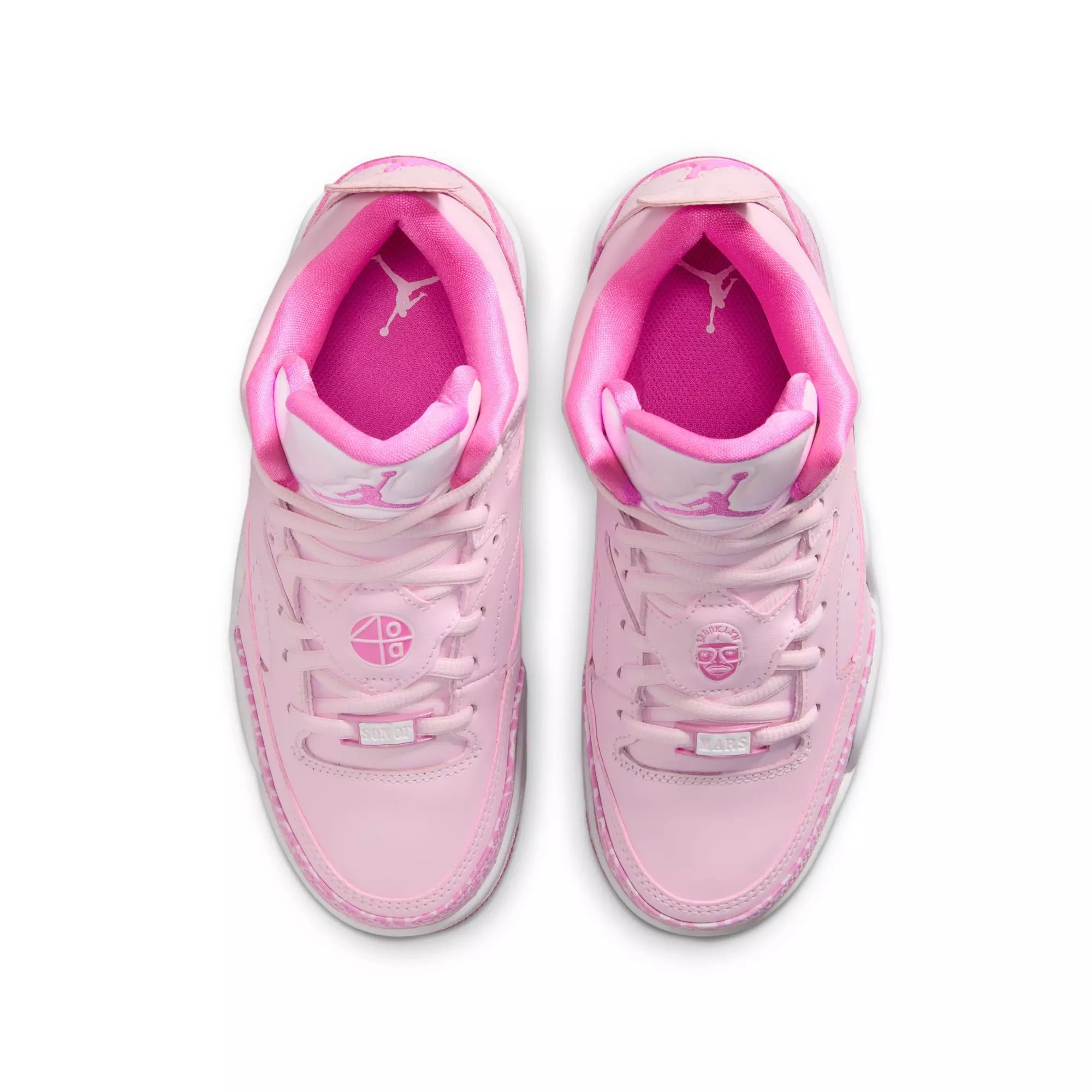 Jordan Son of Mars Low "Pink Foam/China Rose/White" Grade School Girls' Shoe - PINK