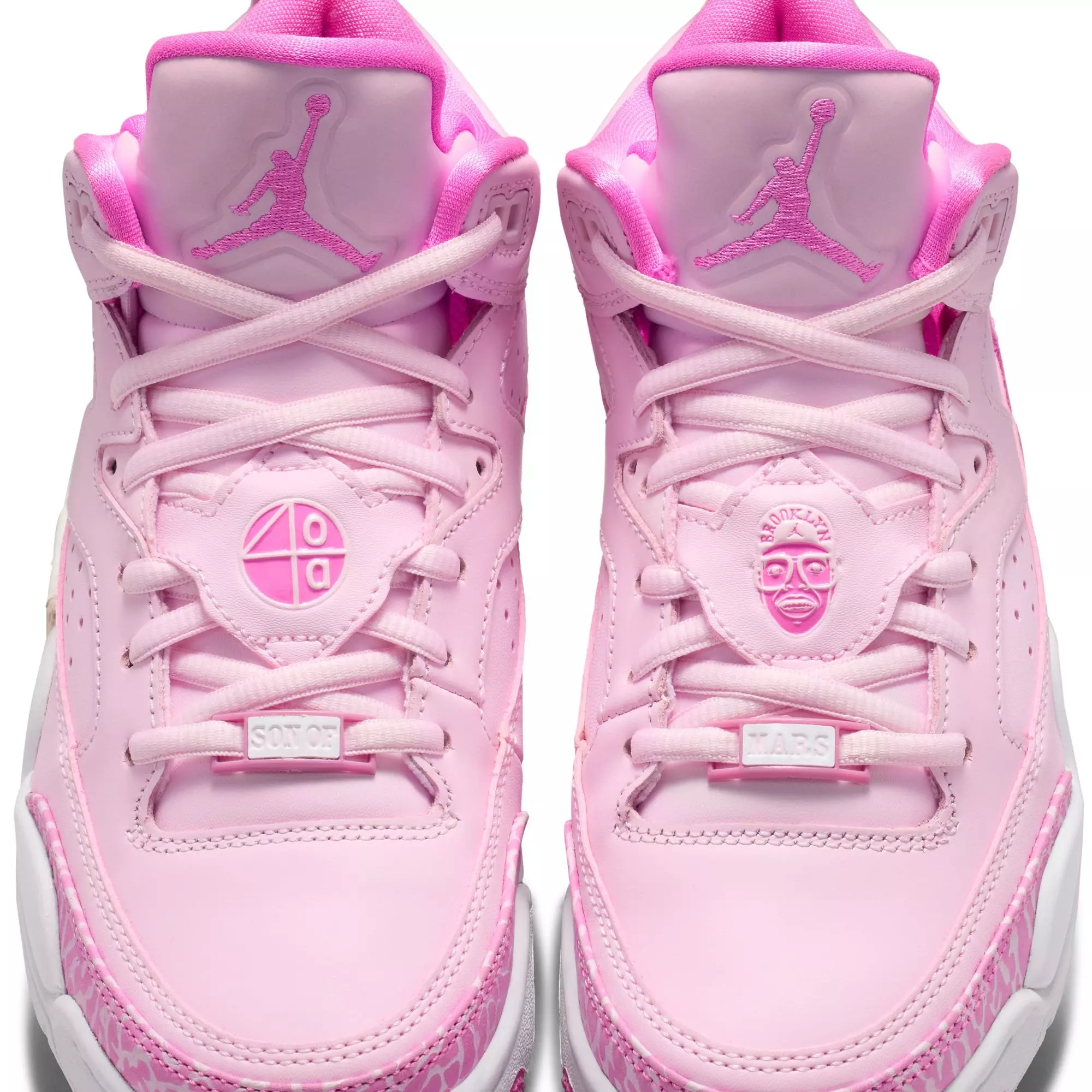 Jordan Son of Mars Low "Pink Foam/China Rose/White" Grade School Girls' Shoe - PINK