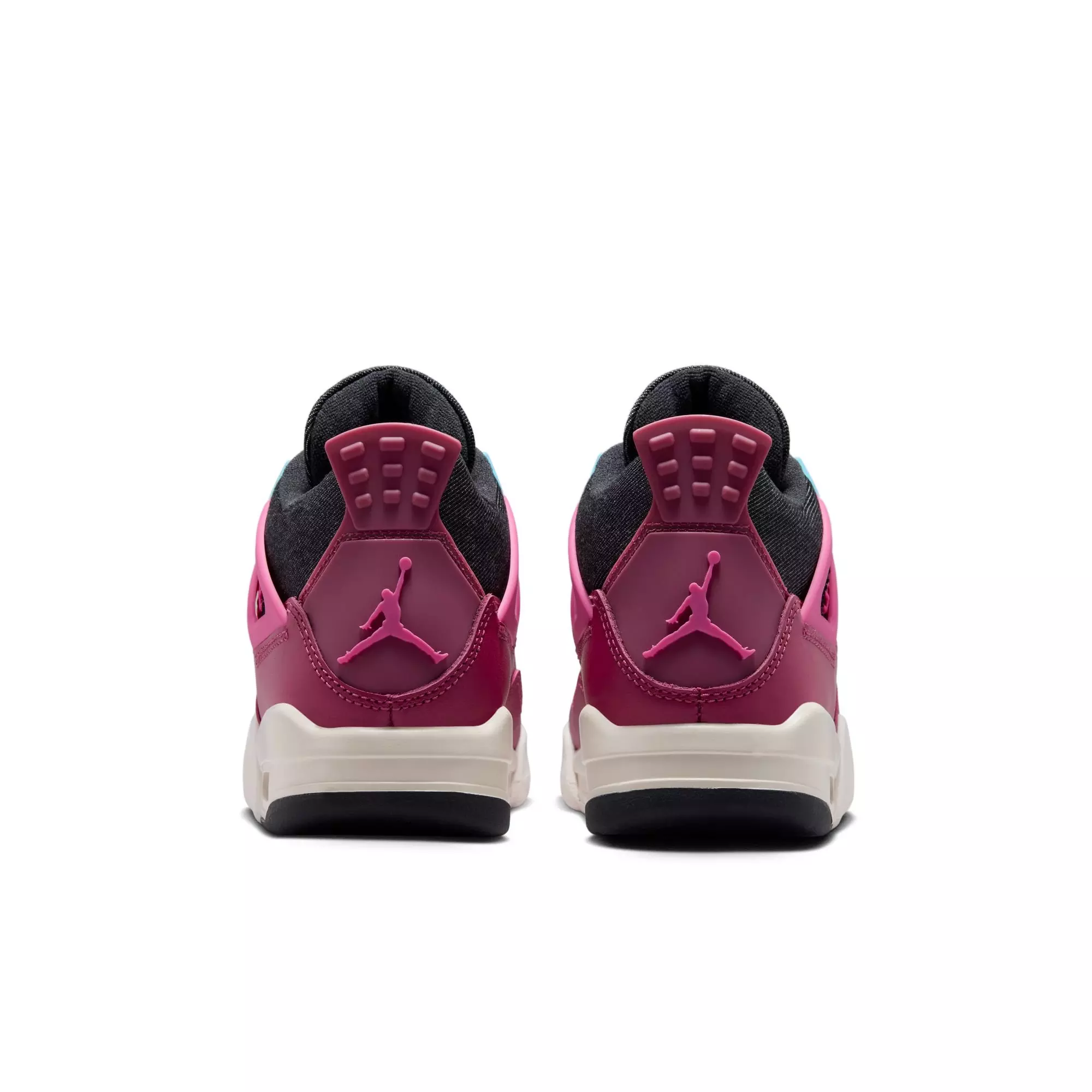 Jordan 4 Retro "She's A Star" Grade School Kids' Shoe - SWEET BEET/DESERT PINK/OFF NOIR/CHALK