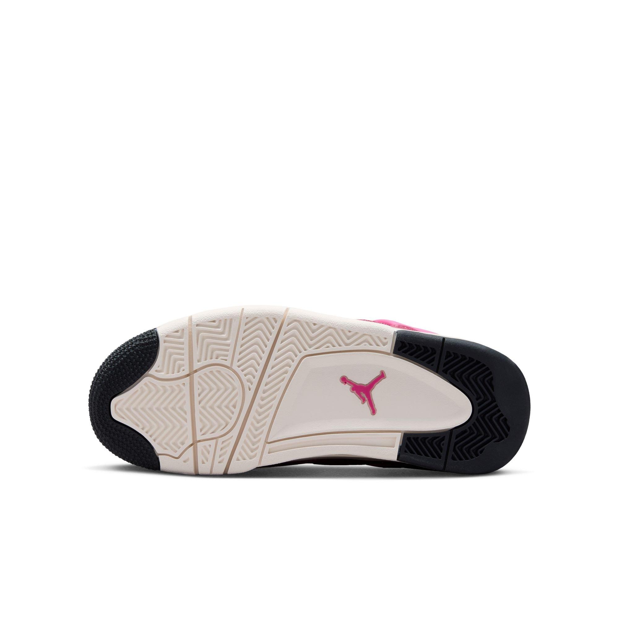 Jordan 4 Retro "She's A Star" Grade School Girls' Shoe - SWEET BEET/DESERT PINK/OFF NOIR/CHALK Thumbnail View 9