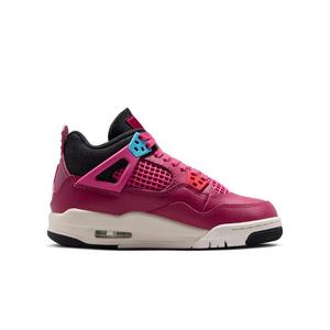 Jordan 4 Retro "She's A Star" Grade School Girls' Shoe - SWEET BEET/DESERT PINK/OFF NOIR/CHALK