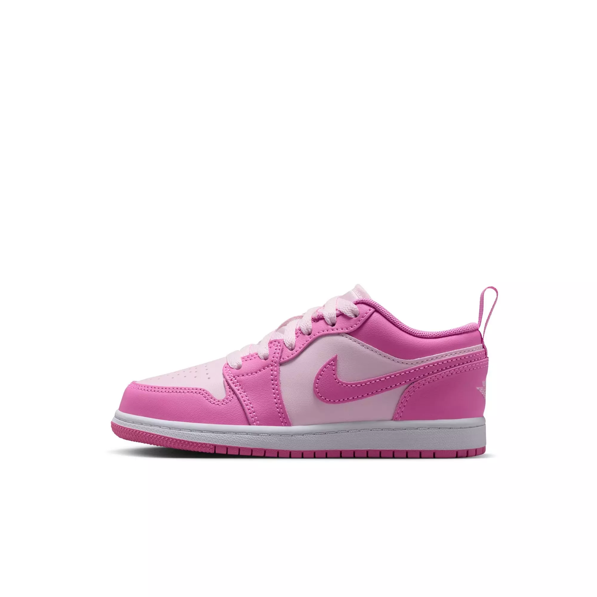 Jordan 1 Low "China Rose/Pink Foam/White" Preschool Girls' Shoe - PINK