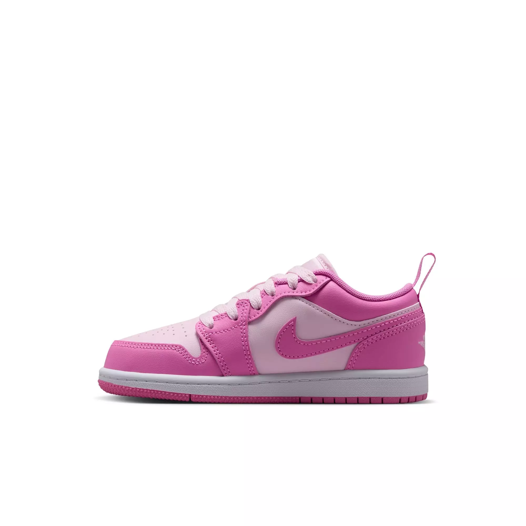 Jordan 1 Low "China Rose/Pink Foam/White" Preschool Girls' Shoe - PINK