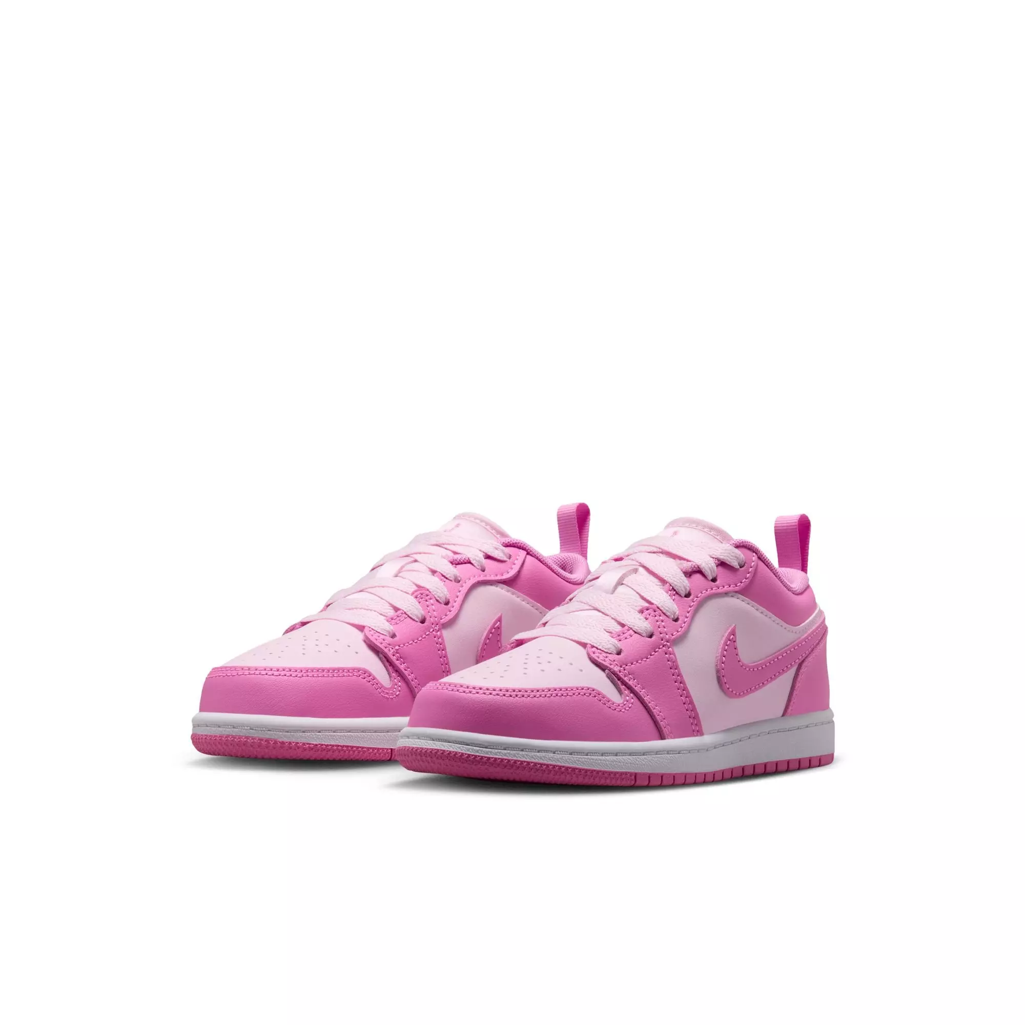 Jordan 1 Low "China Rose/Pink Foam/White" Preschool Girls' Shoe - PINK