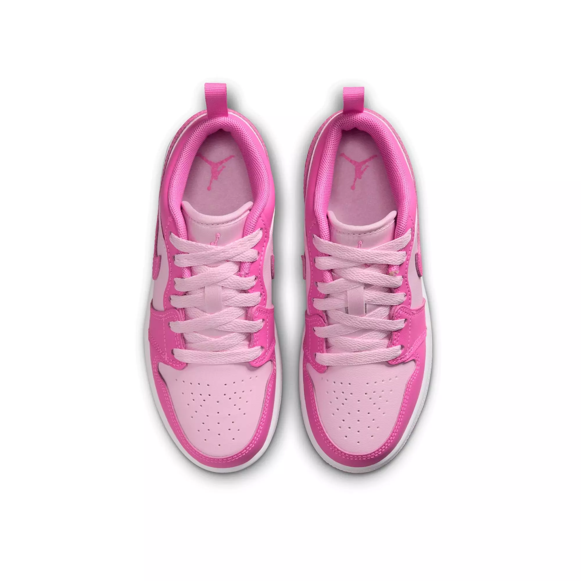 Jordan 1 Low "China Rose/Pink Foam/White" Preschool Girls' Shoe - PINK