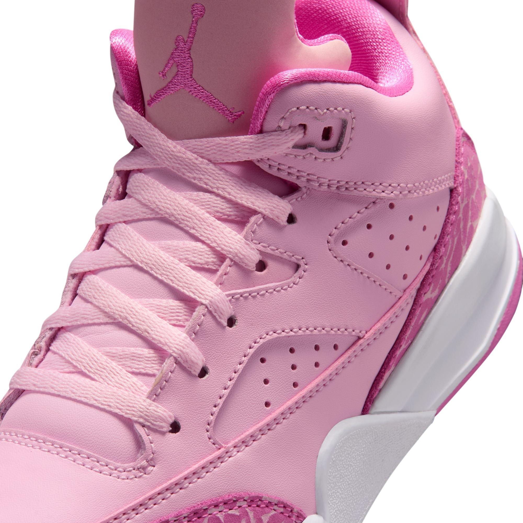 Jordan Son of Mars Low "Pink Foam/China Rose/White" Preschool Girls' Shoe - PINK Thumbnail View 9