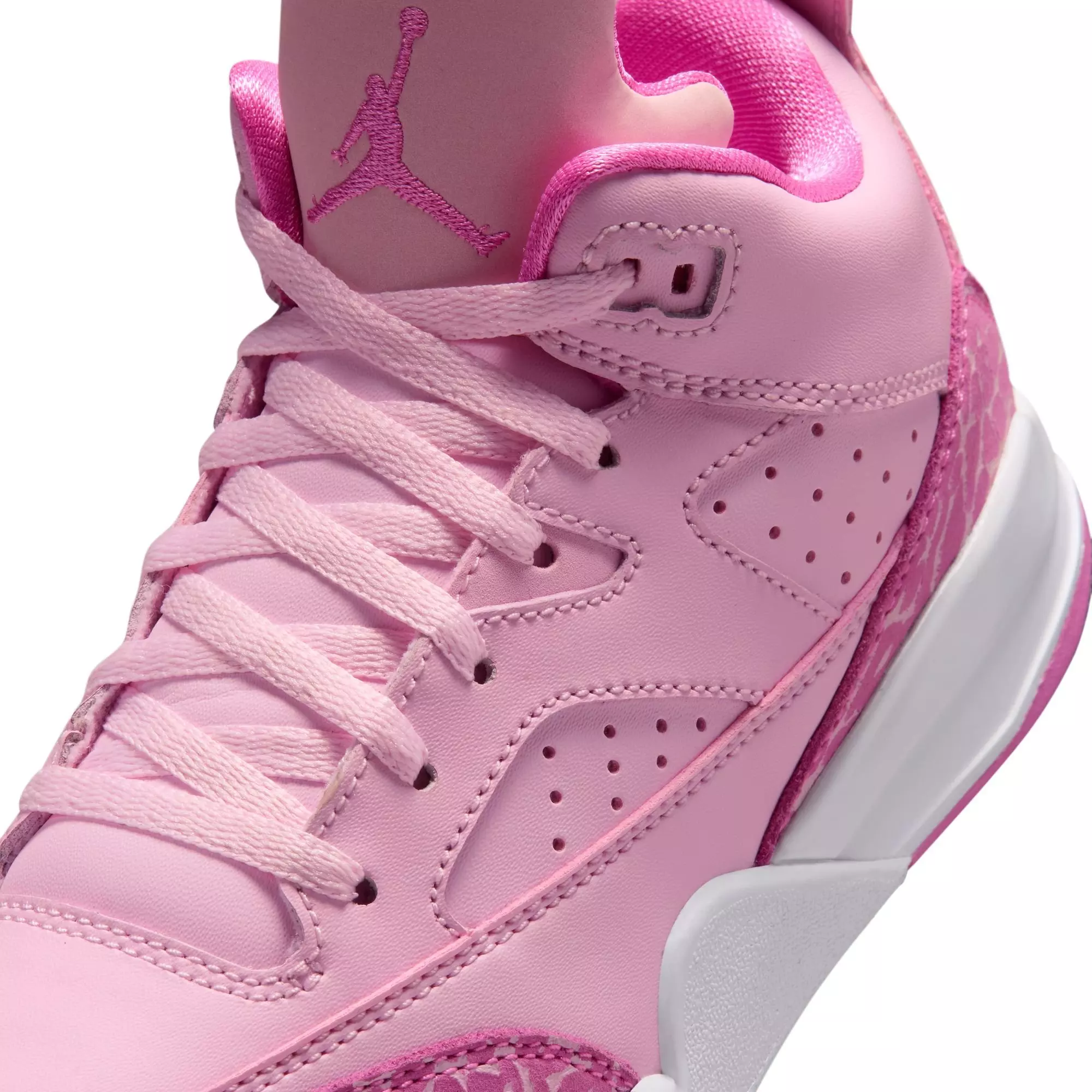 Jordan Son of Mars Low "Pink Foam/China Rose/White" Preschool Girls' Shoe - PINK