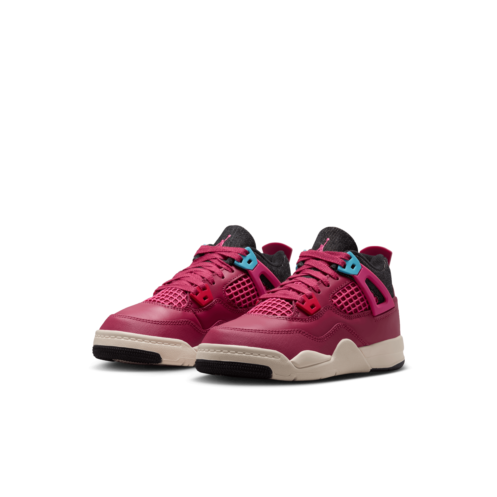 Jordan 4 Retro "She's A Star" Preschool Kids' Shoe - SWEET BEET/DESERT PINK/OFF NOIR/CHALK Thumbnail View 6