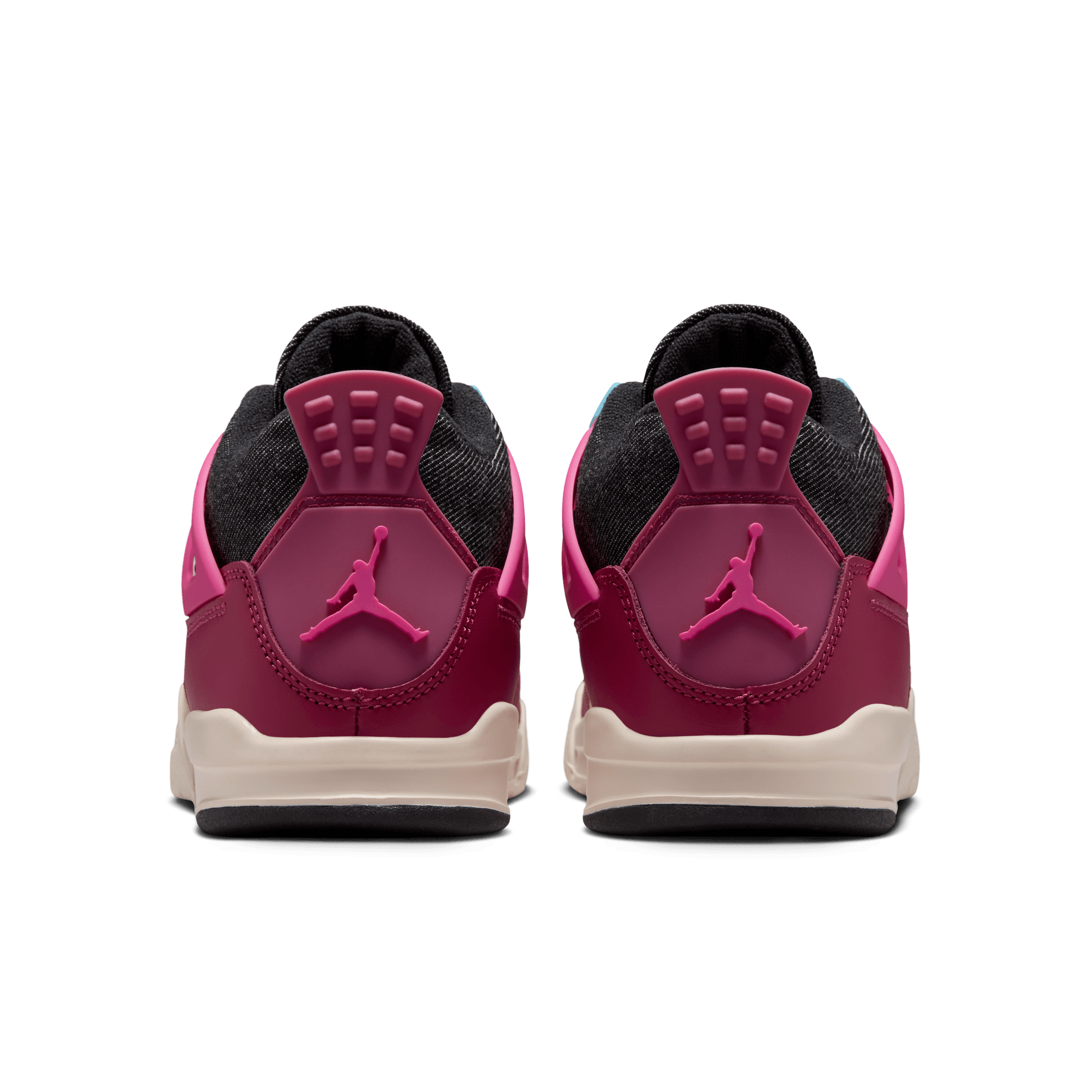 Jordan 4 Retro "She's A Star" Preschool Kids' Shoe - SWEET BEET/DESERT PINK/OFF NOIR/CHALK Thumbnail View 8