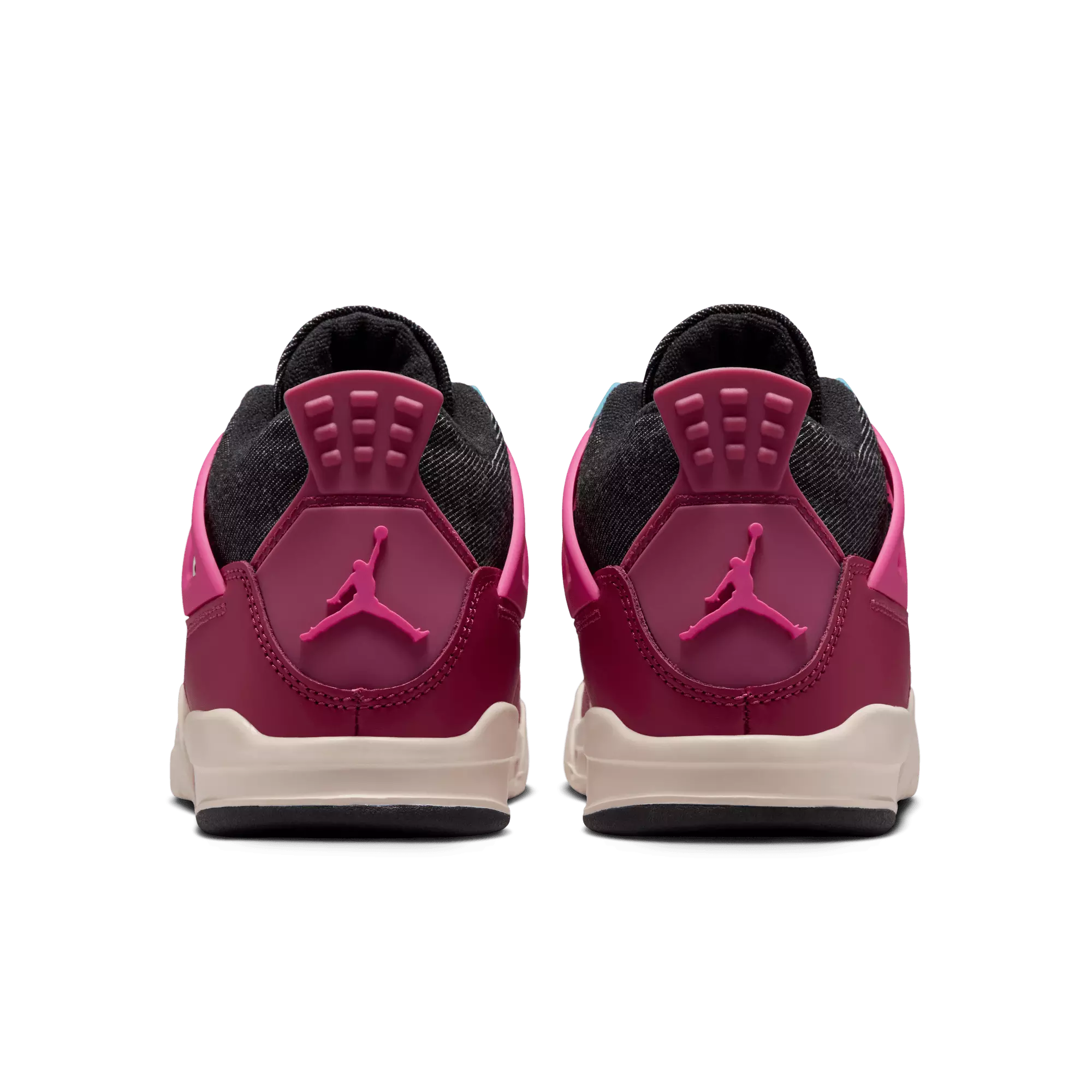 Jordan 4 Retro "She's A Star" Preschool Kids' Shoe - SWEET BEET/DESERT PINK/OFF NOIR/CHALK