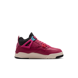 Jordan 4 Retro "She's A Star" Preschool Girls' Shoe - SWEET BEET/DESERT PINK/OFF NOIR/CHALK