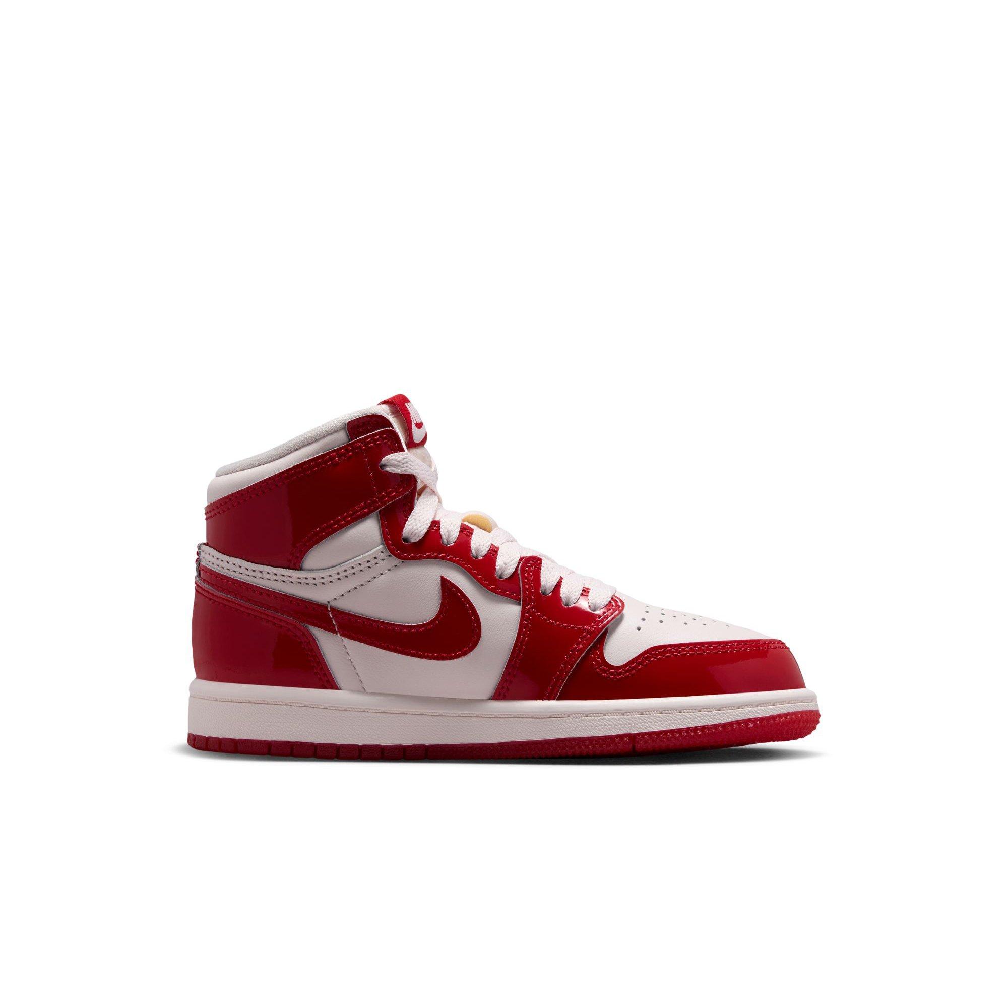 Jordan 1 Retro High OG "Nails & Grails" Preschool Kids' Shoe - UNIVERSITY RED/METALLIC SILVER