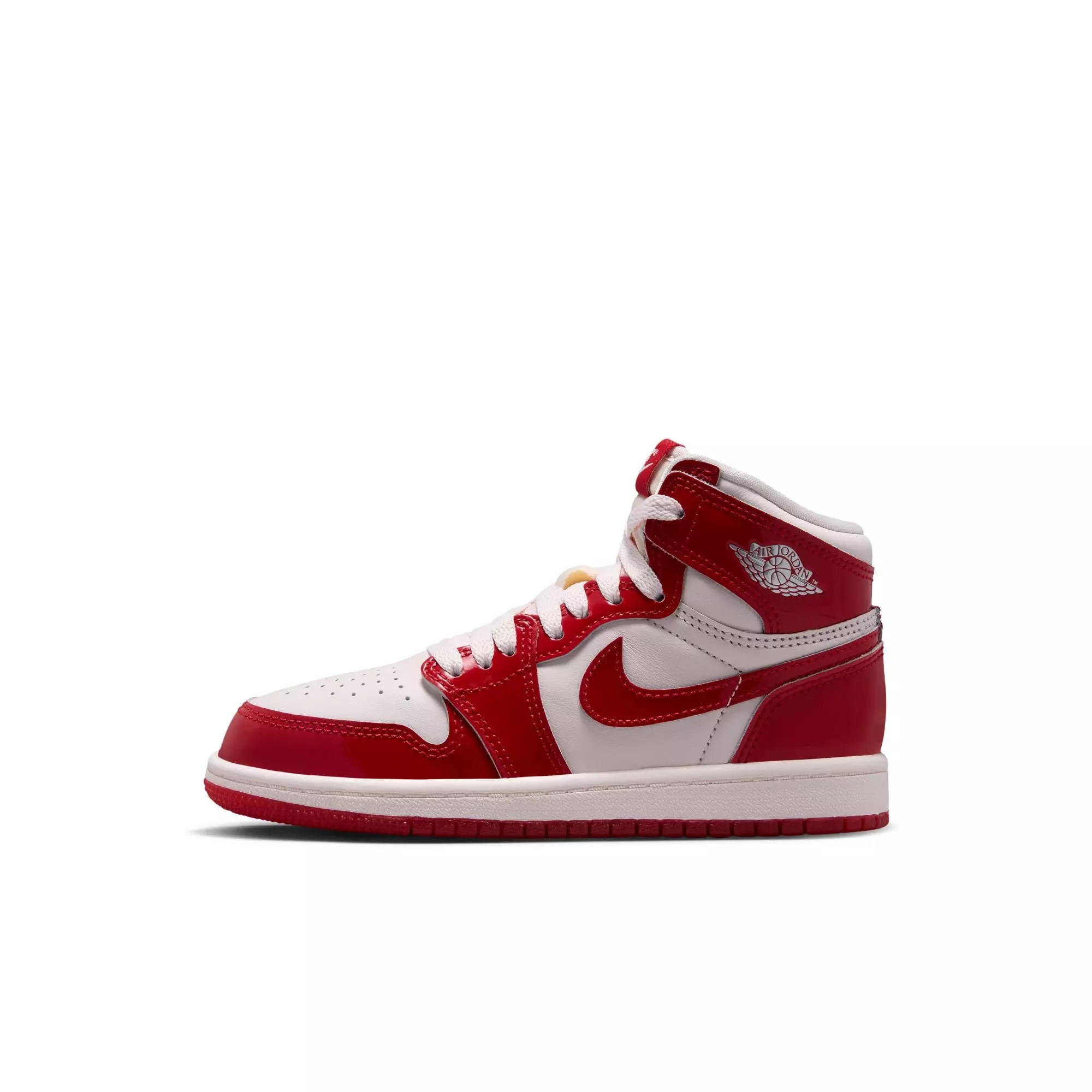 Jordan 1 Retro High OG "Nails & Grails" Preschool Kids' Shoe - UNIVERSITY RED/METALLIC SILVER
