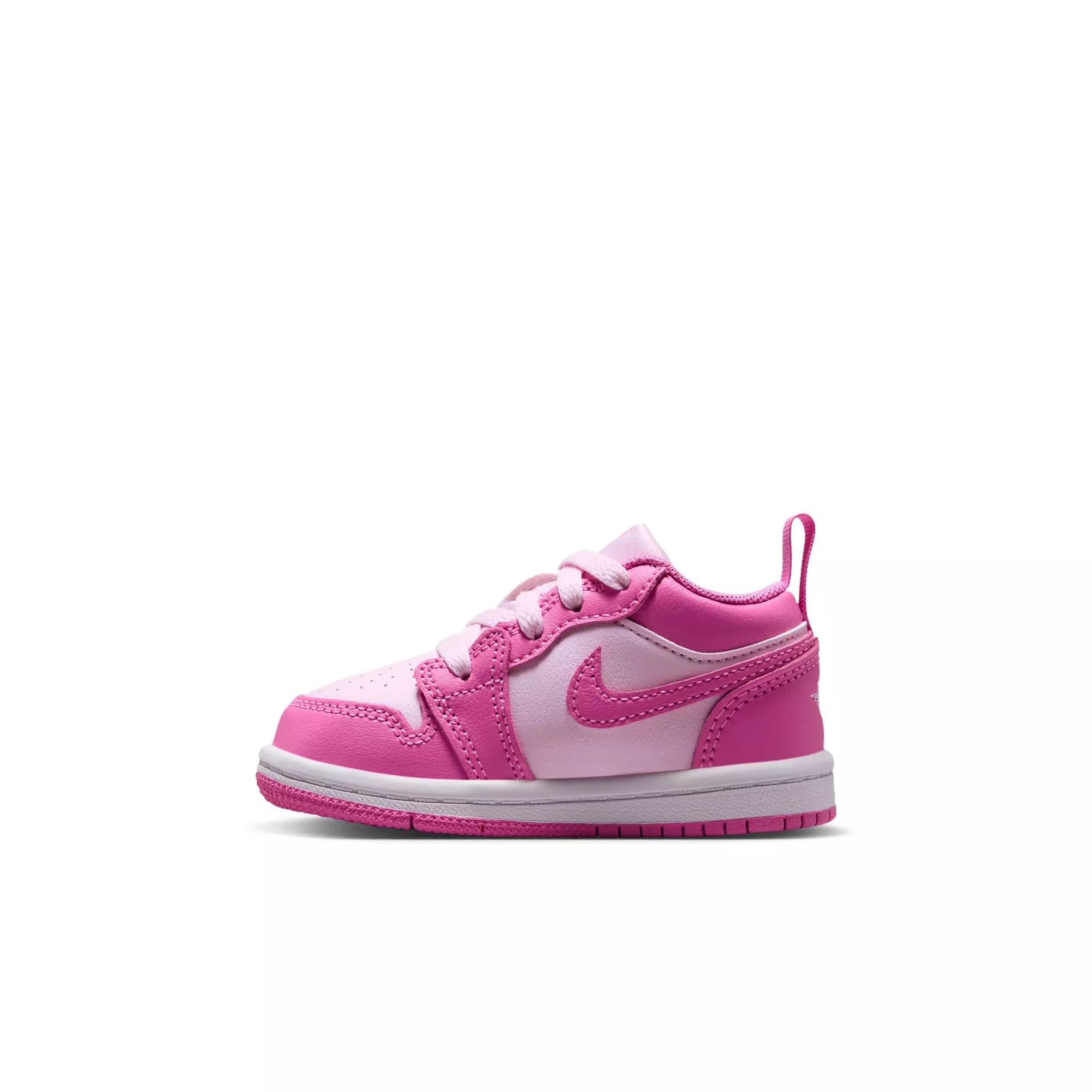 Jordan 1 Low "China Rose/Pink Foam/White" Toddler Girls' Shoe - PINK