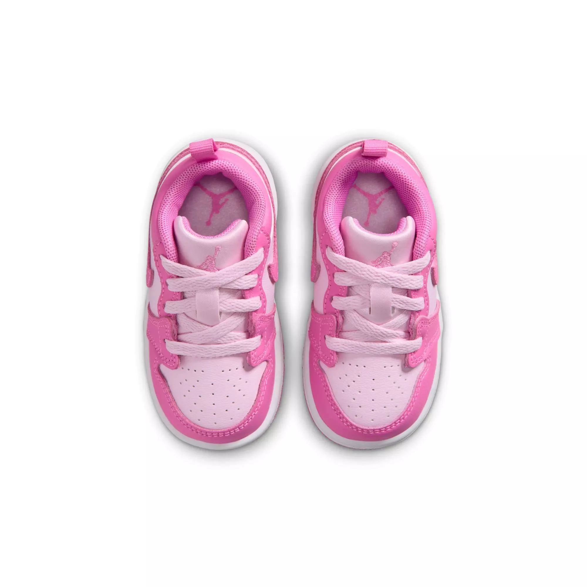 Jordan 1 Low "China Rose/Pink Foam/White" Toddler Girls' Shoe - PINK