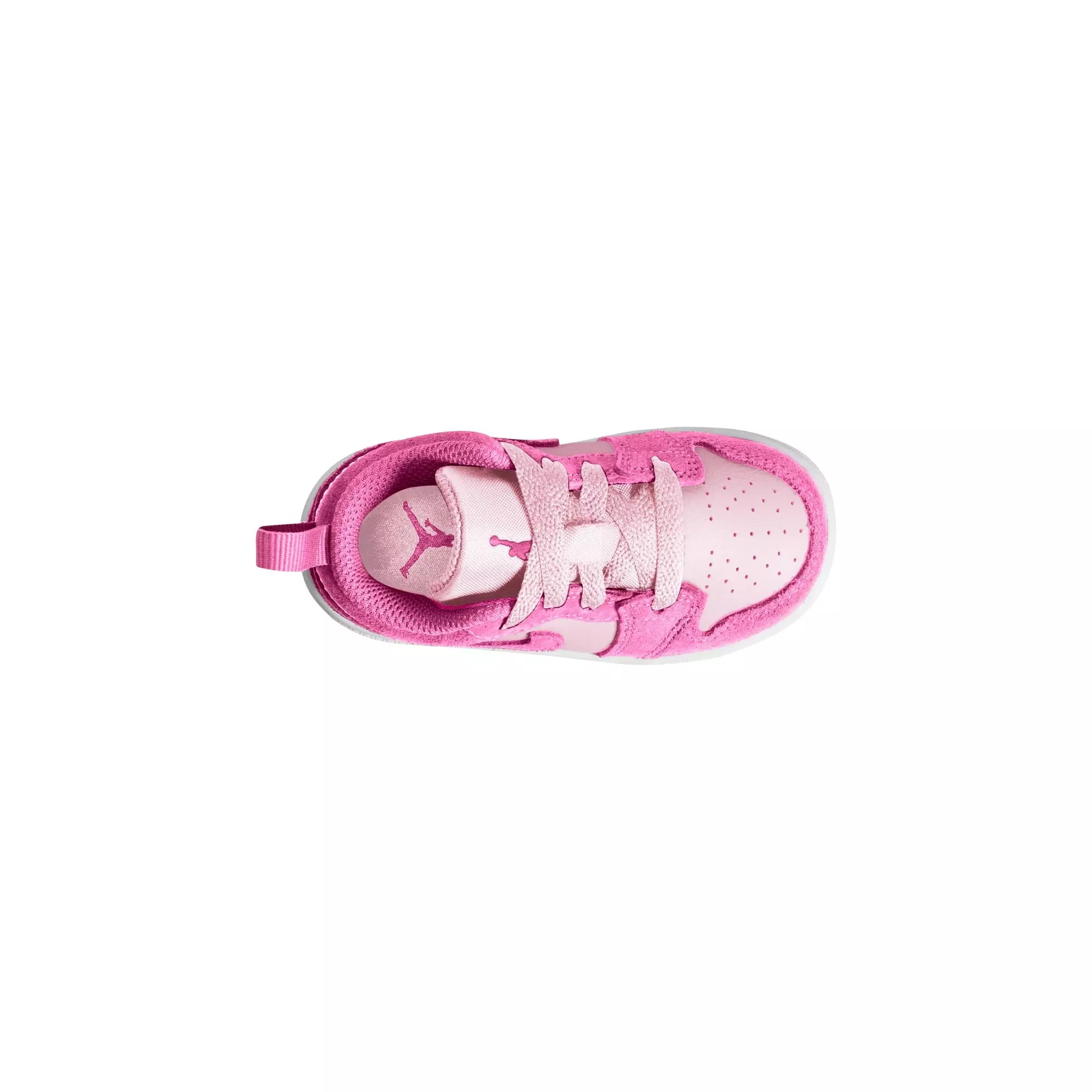 Jordan 1 Low "China Rose/Pink Foam/White" Toddler Girls' Shoe - PINK