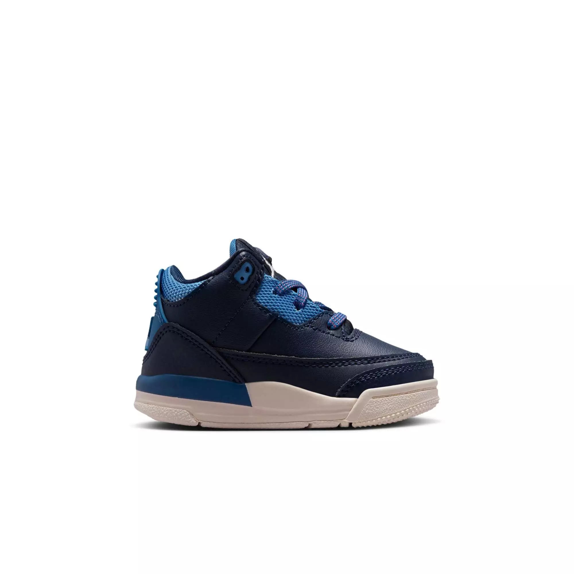 Jordan 3 Retro "Sports Renaissance" Toddler Kids' Shoe - OBSIDIAN/CHALK/TRACK RED