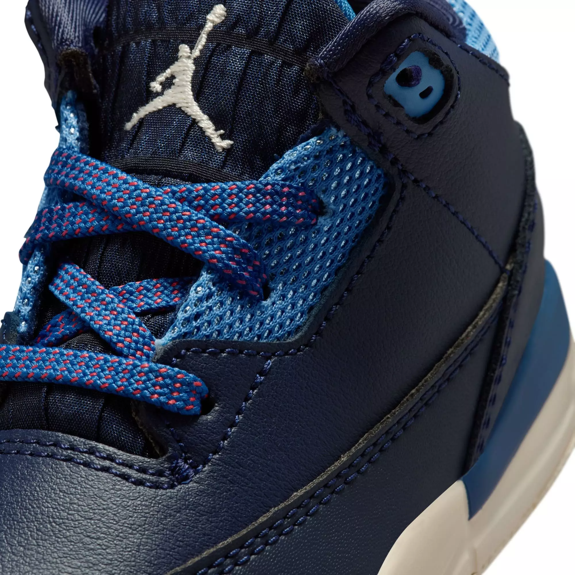 Jordan 3 Retro "Sports Renaissance" Toddler Kids' Shoe - OBSIDIAN/CHALK/TRACK RED
