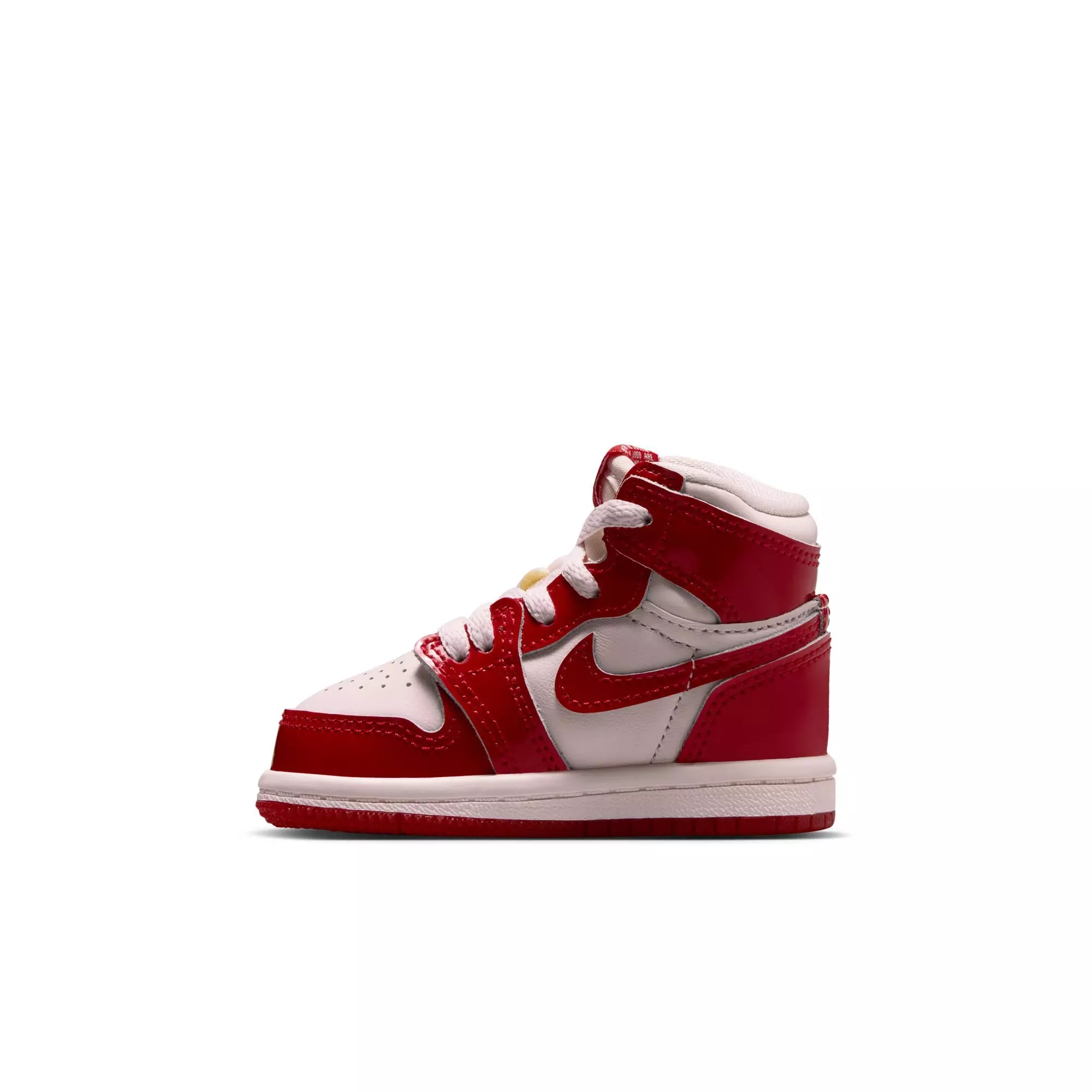Jordan 1 Retro High OG "Nails & Grails" Toddler Kids' Shoe - UNIVERSITY RED/METALLIC SILVER