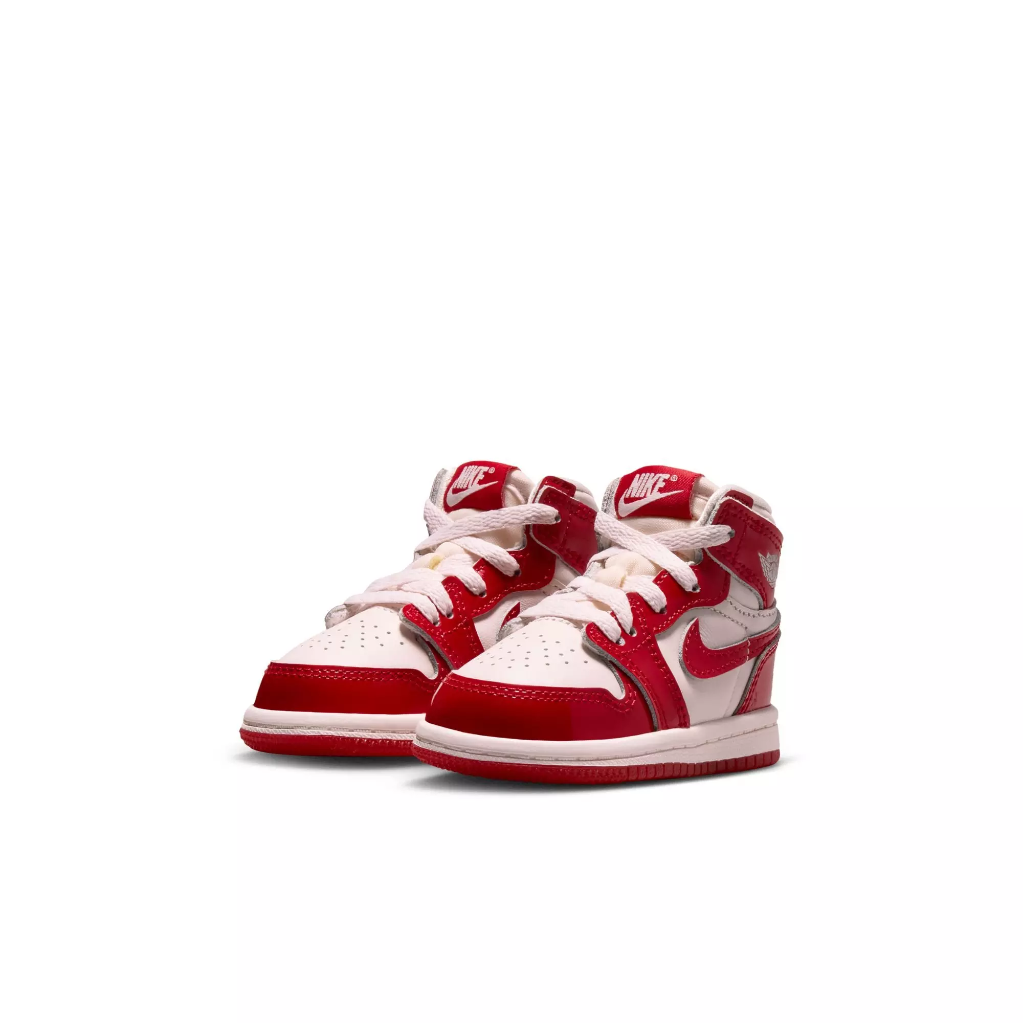 Jordan 1 Retro High OG "Nails & Grails" Toddler Kids' Shoe - UNIVERSITY RED/METALLIC SILVER
