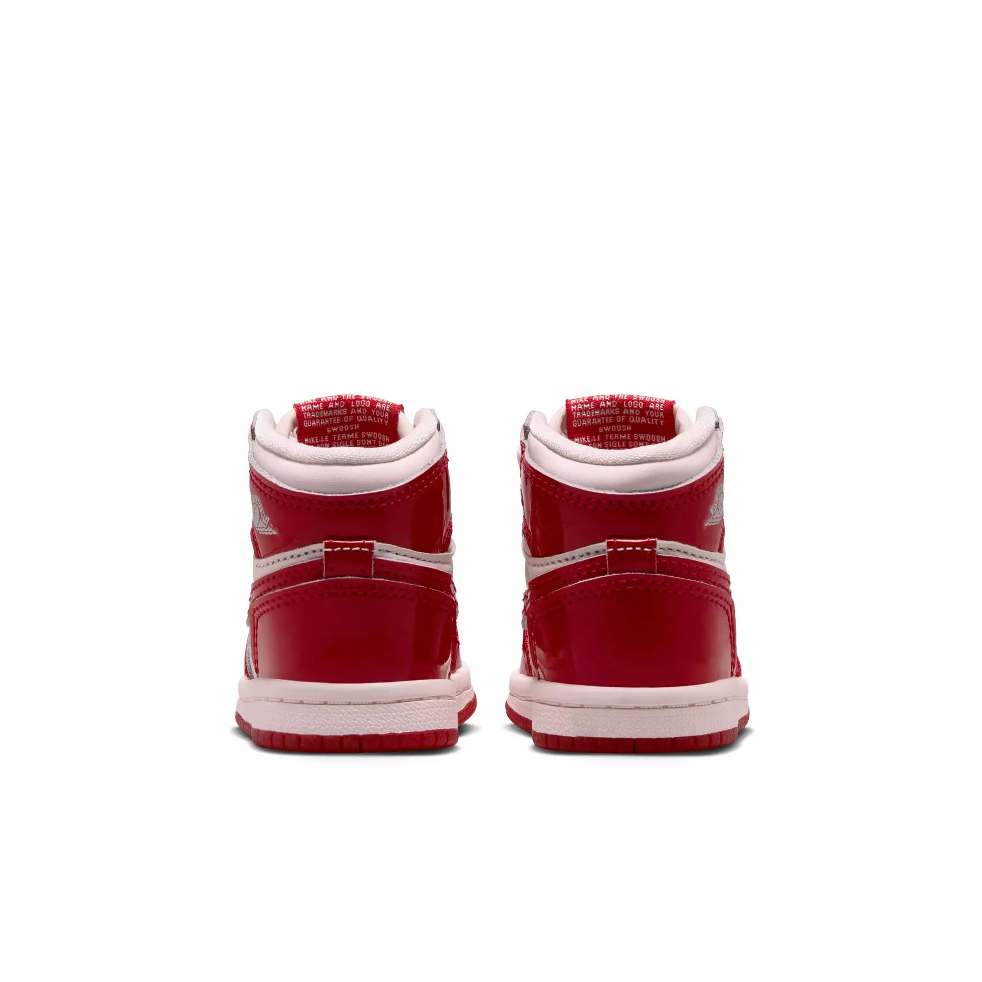 Jordan 1 Retro High OG "Nails & Grails" Toddler Kids' Shoe - UNIVERSITY RED/METALLIC SILVER