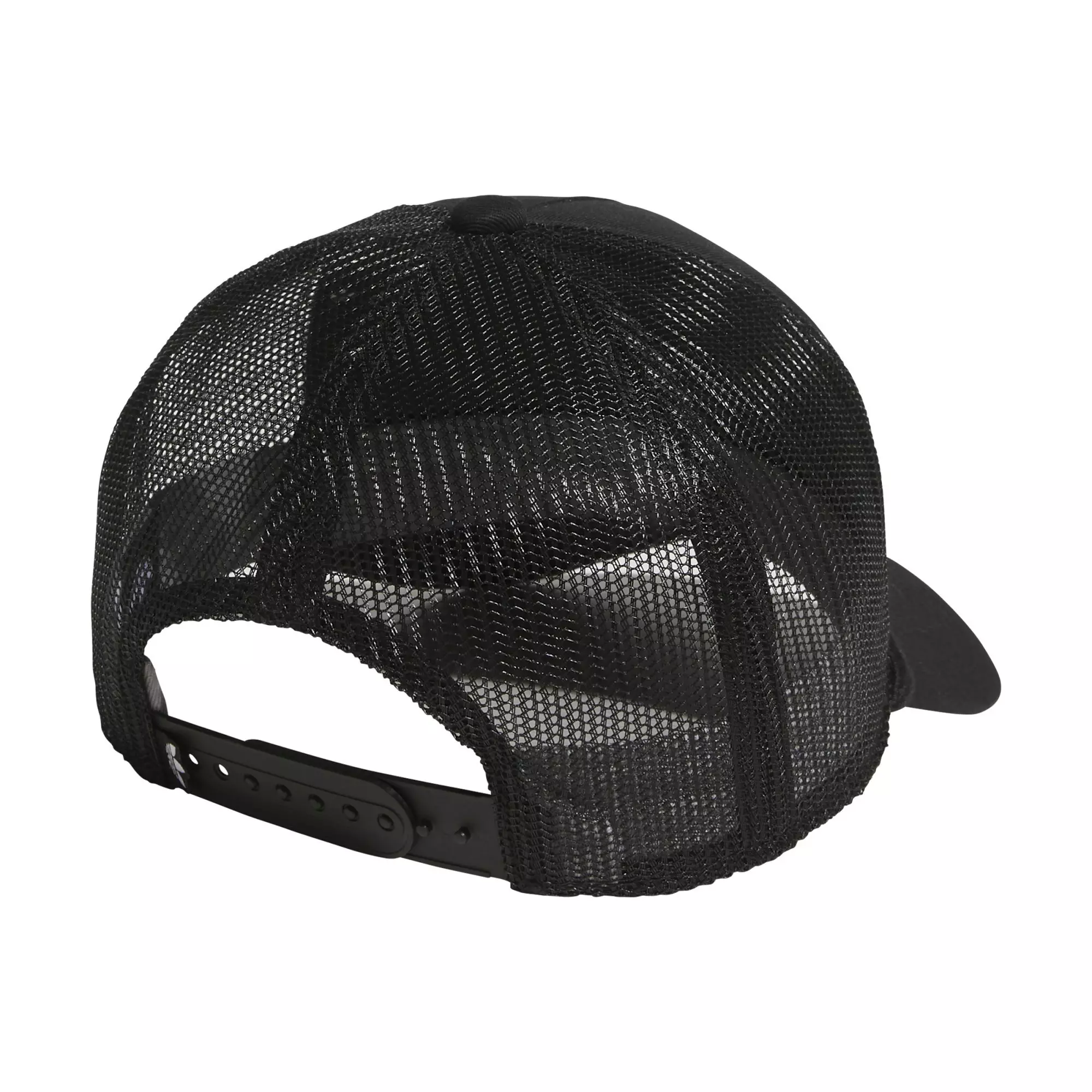 adidas Pendant Adjustable Trucker Hat-Black - BLACK