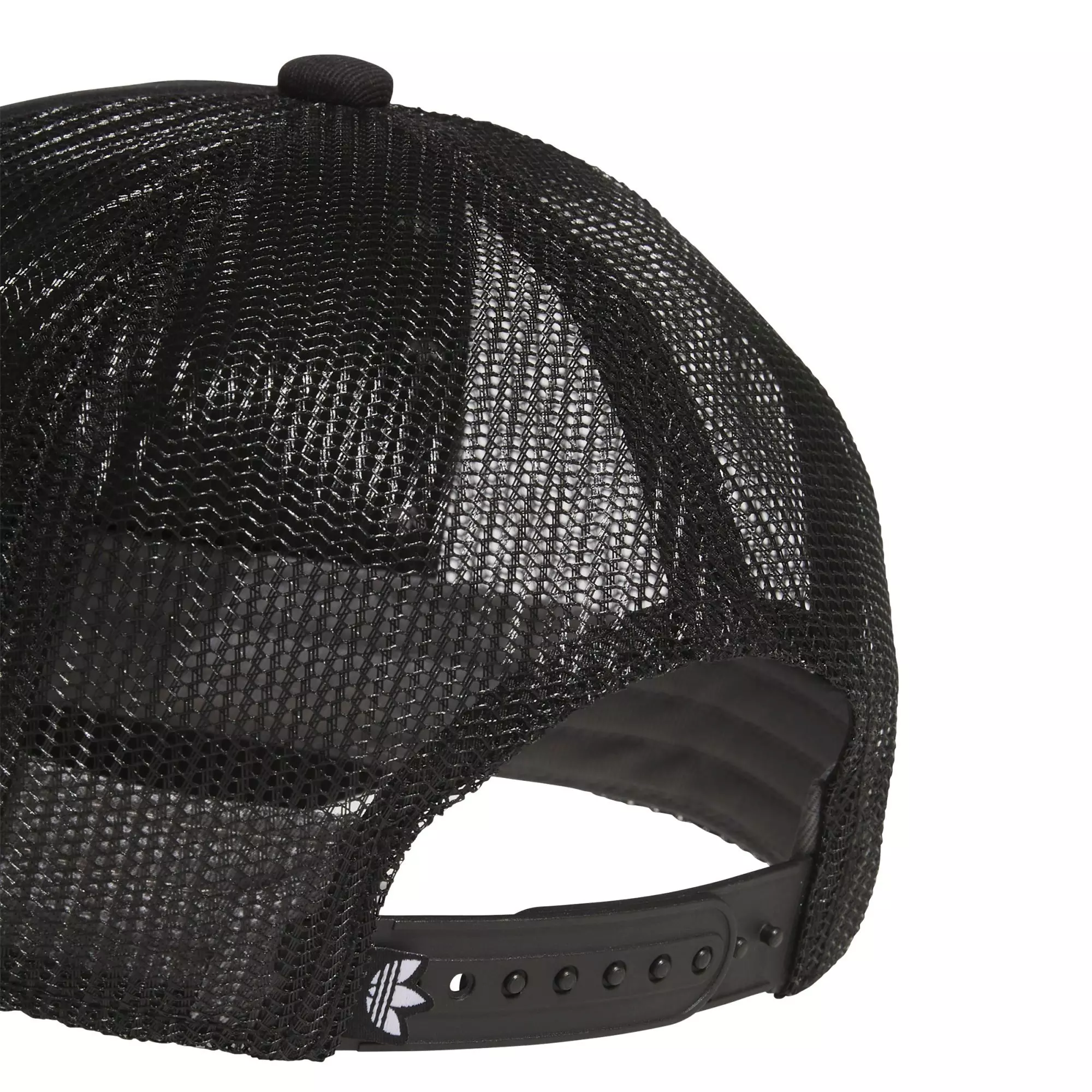 adidas Pendant Adjustable Trucker Hat-Black - BLACK